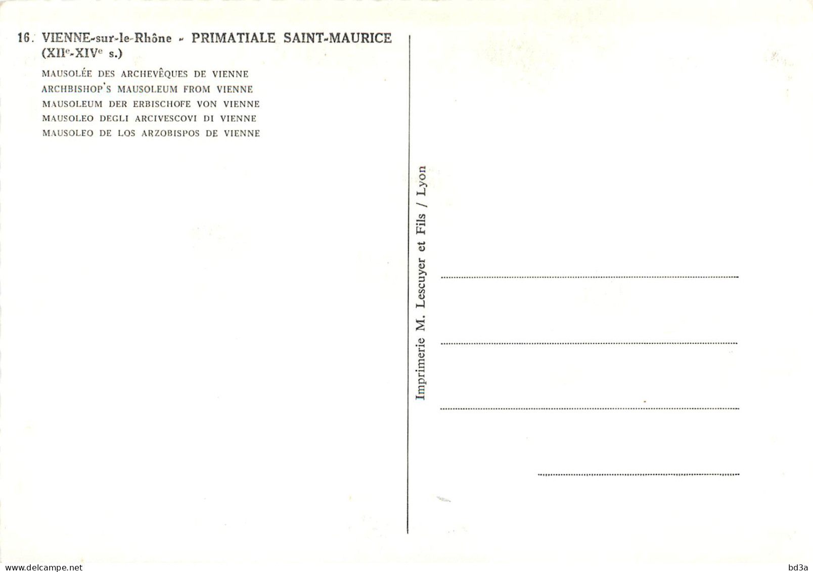 38 VIENNE SUR RHONE - Vienne