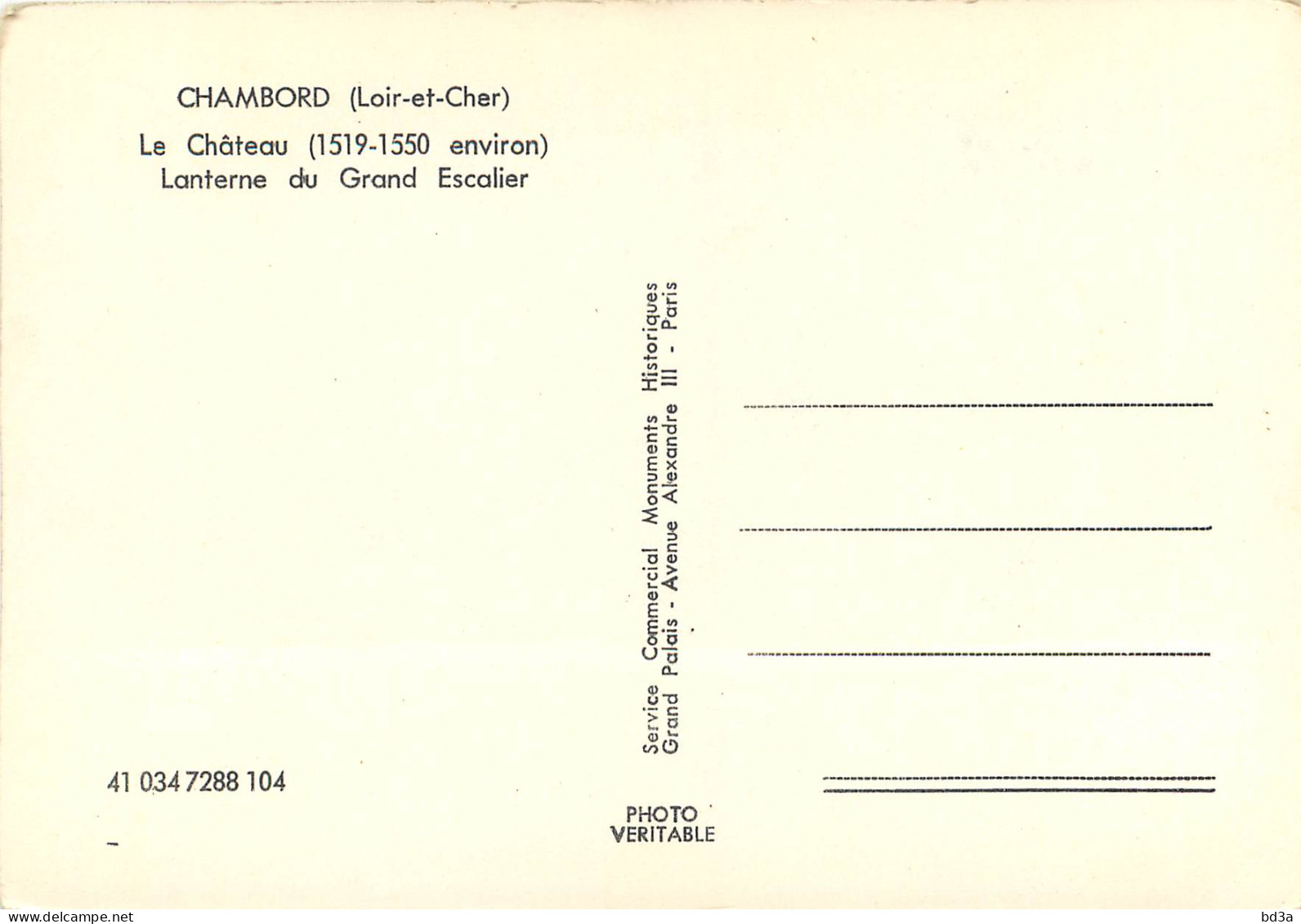 41 CHAMBORD - Chambord