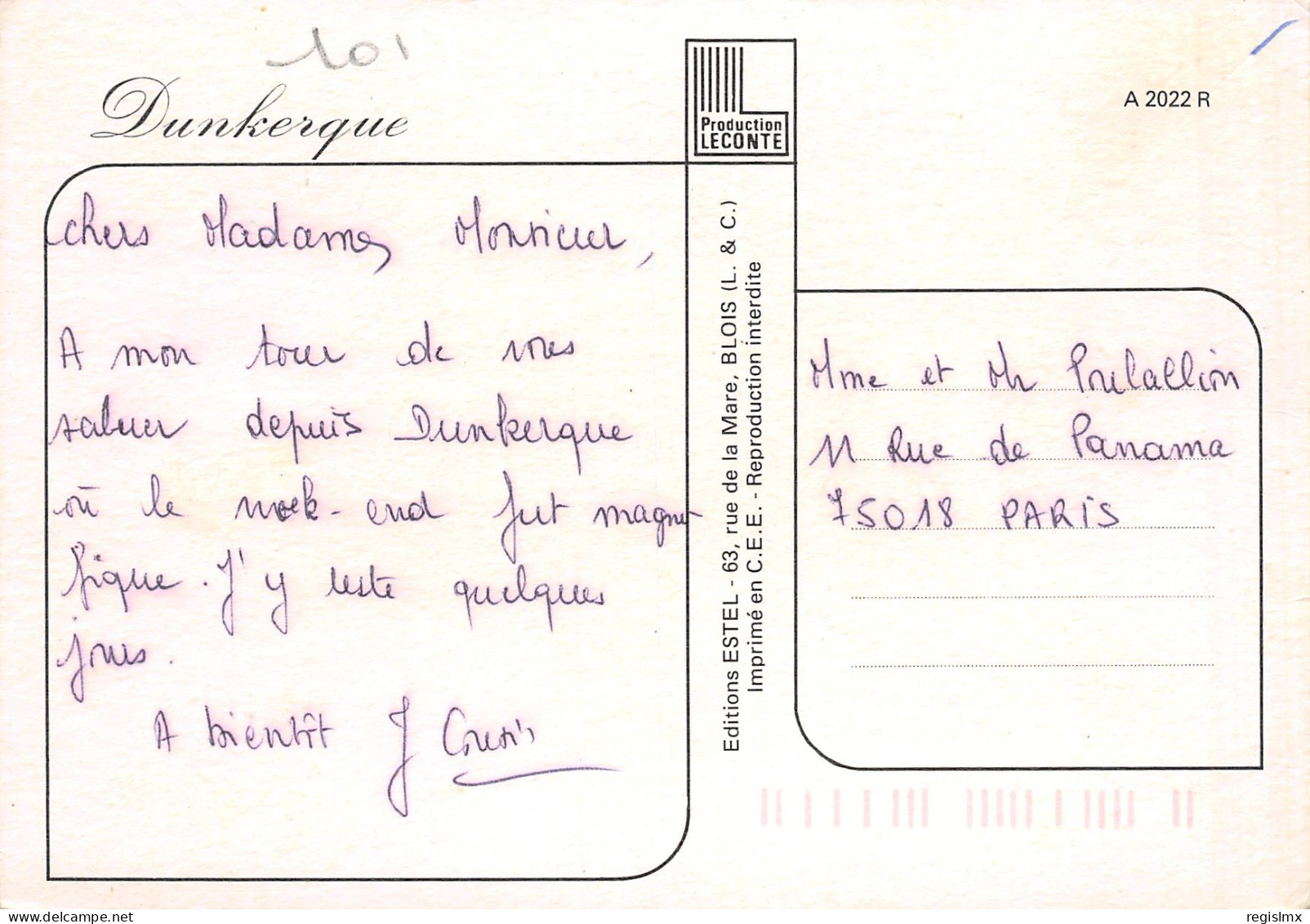 59-DUNKERQUE-N°3368-A/0287 - Dunkerque