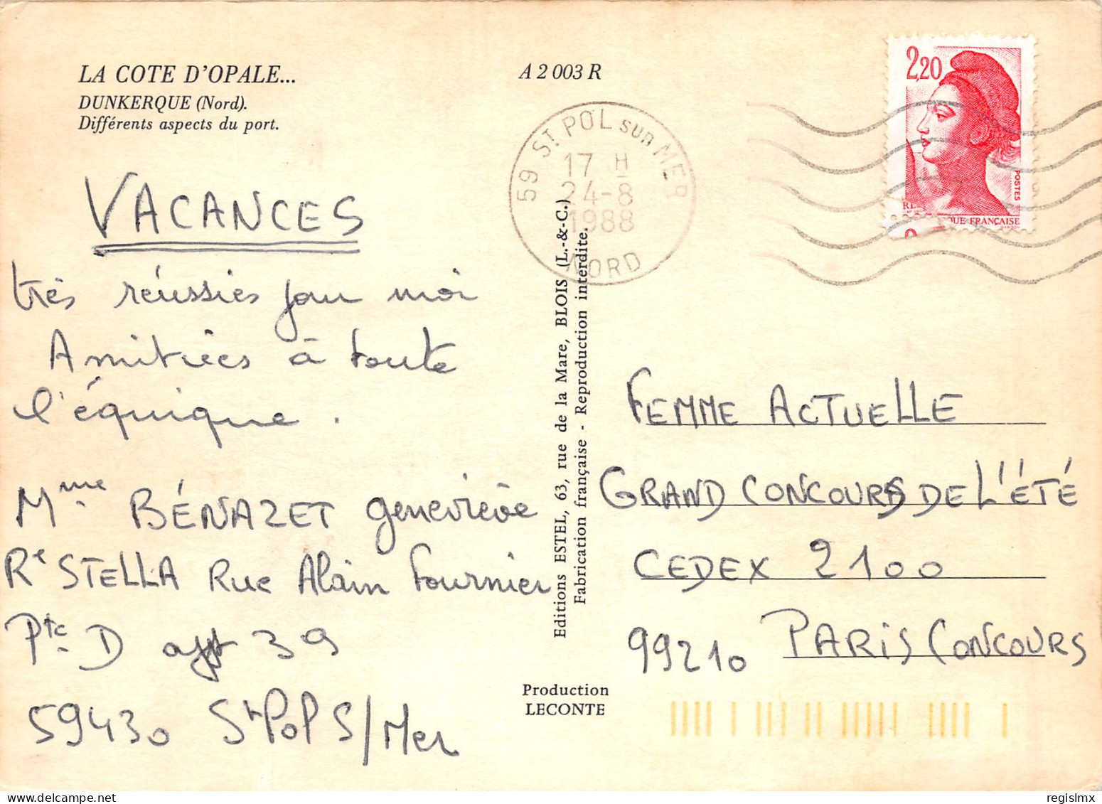 59-DUNKERQUE-N°3368-A/0309 - Dunkerque