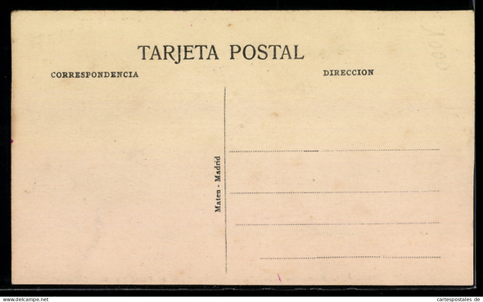 AK Madrid, Spanischer Geldschein - Münzen (Abb.)