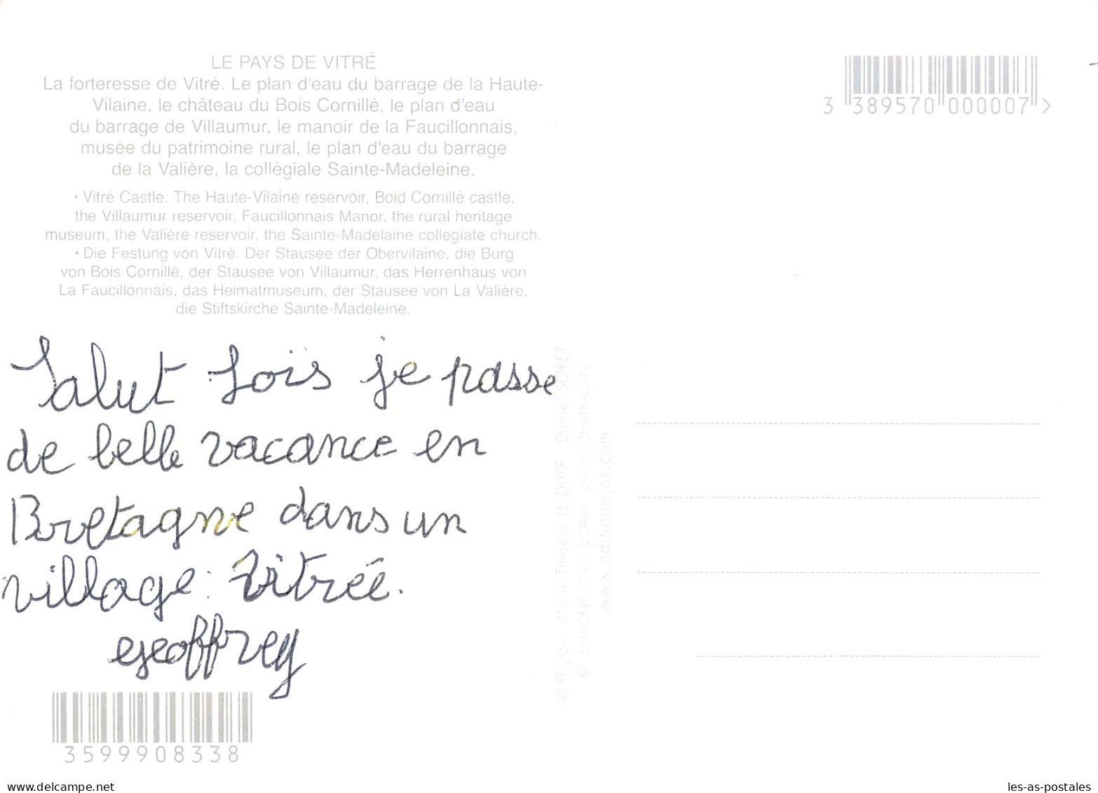 35 VITRE LE  DE VITRE - Vitre