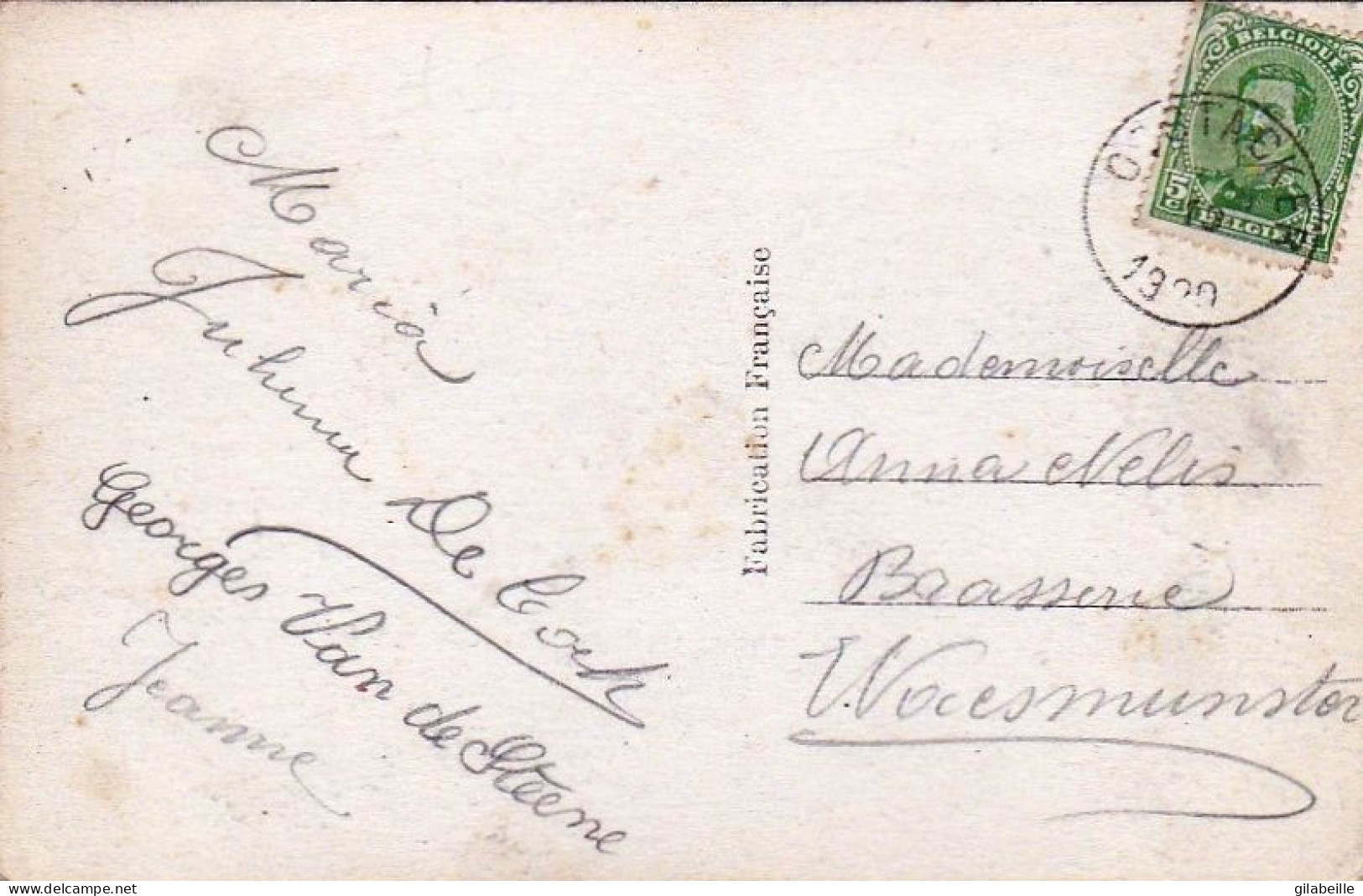 OOSTACKER - LOURDES -  Une Pensée - Gent