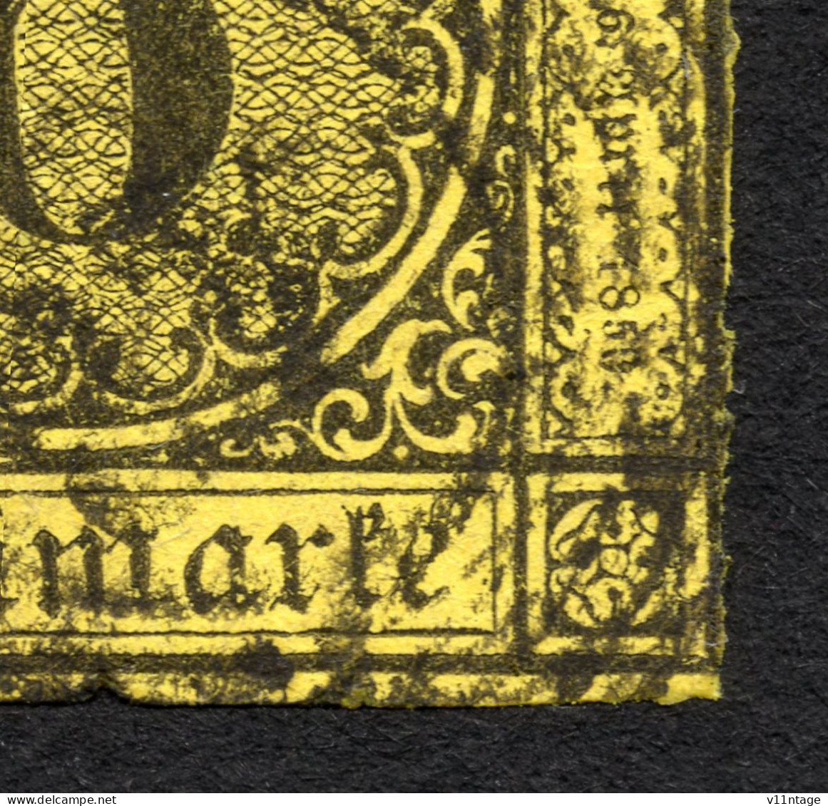 Baden Briefmarke MiNr. 7D - Used