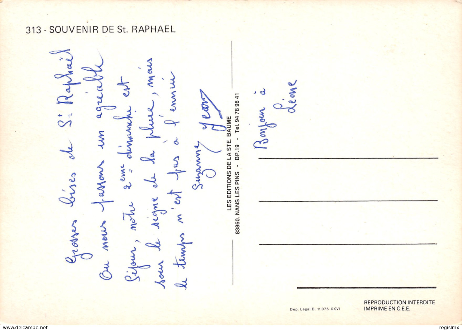 83-SAINT RAPHAEL-N°3408-B/0237 - Saint-Raphaël