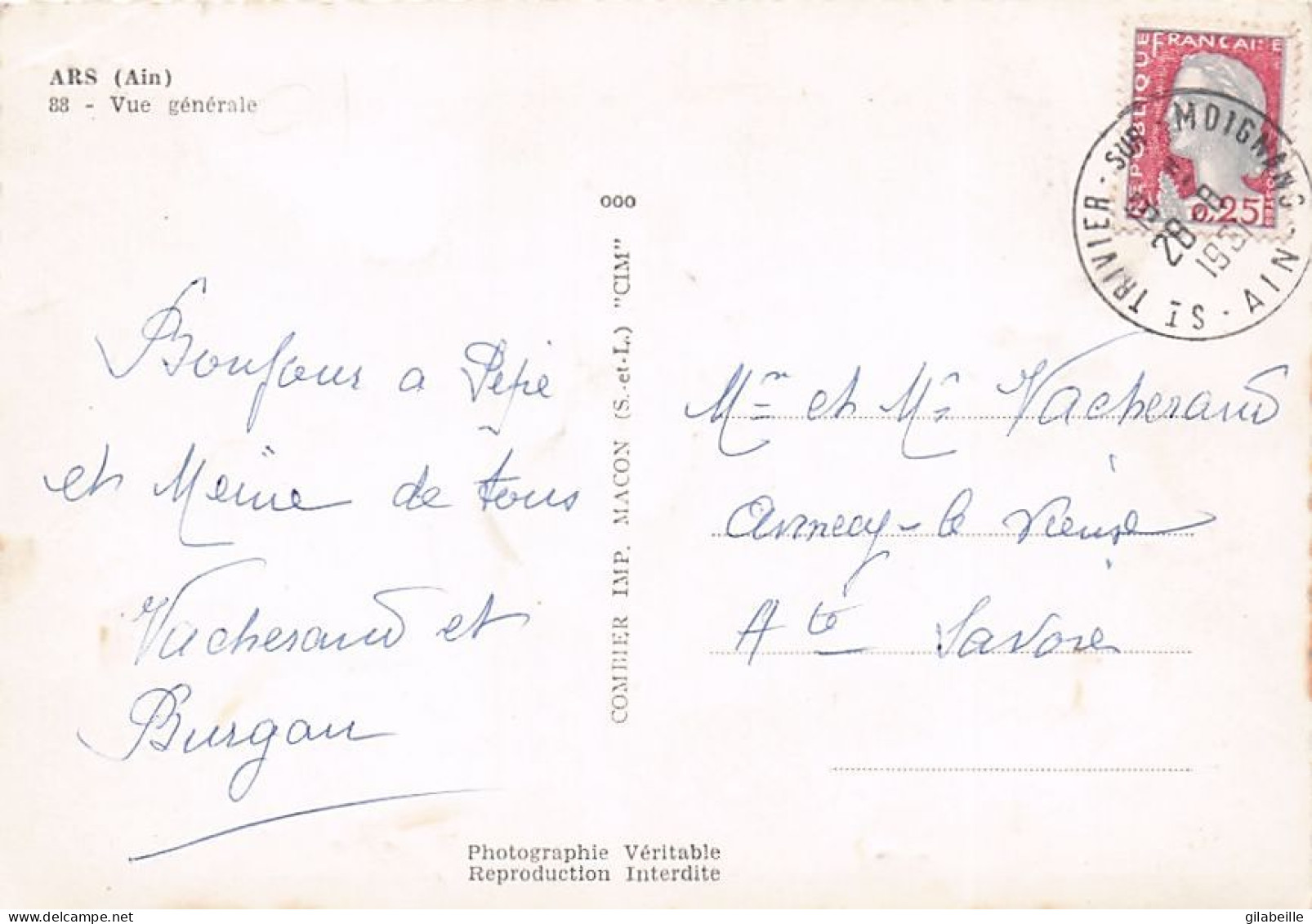 01 - ARS  Sur FORMANS - Vue Generale - Ars-sur-Formans