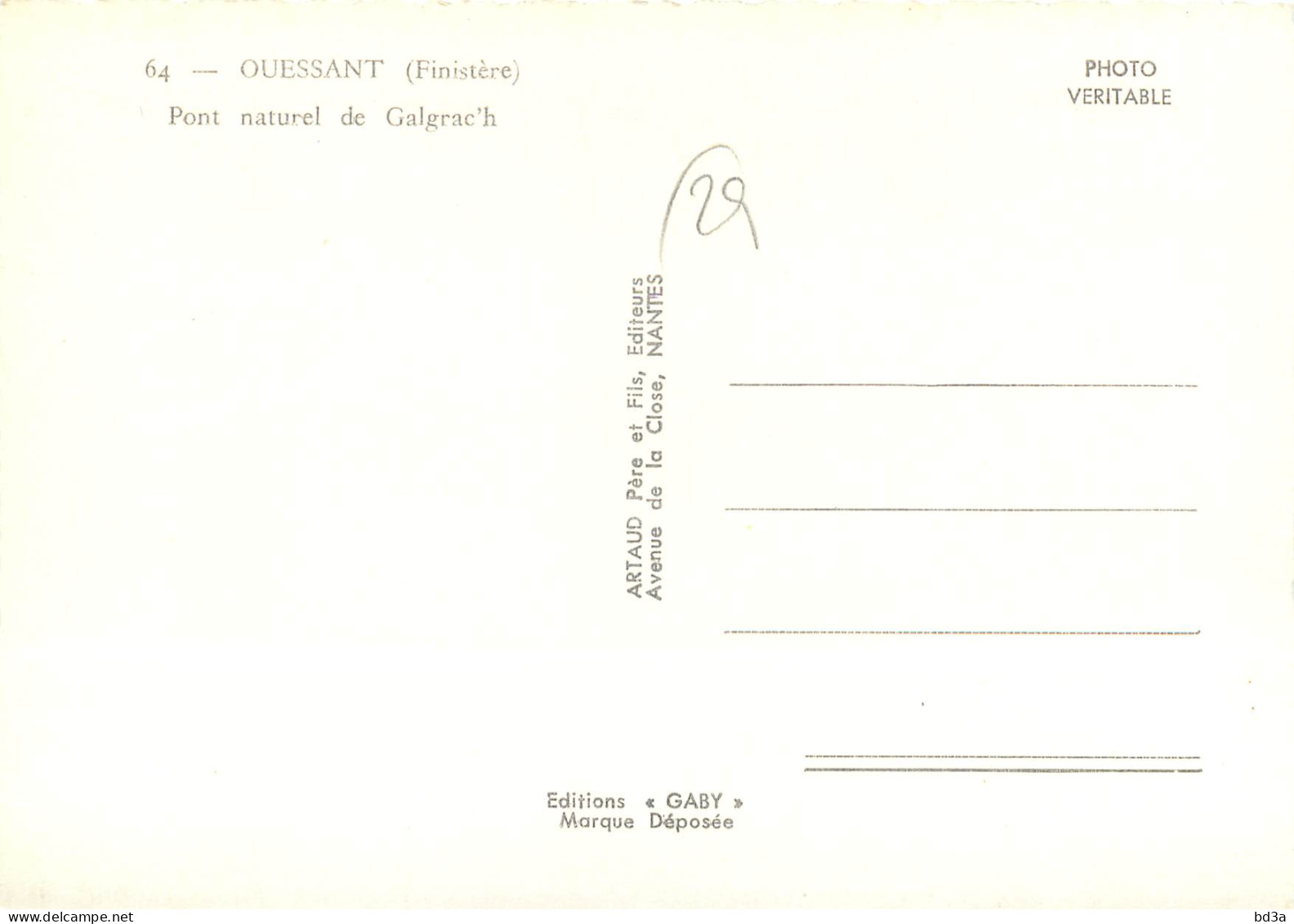 29 - OUESSANT - Ouessant