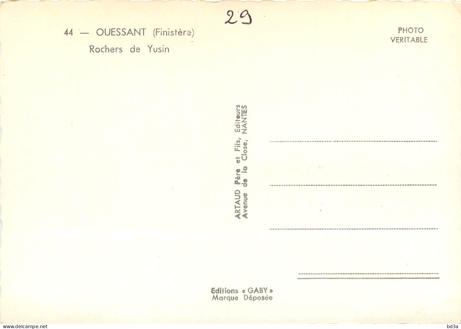 29 - OUESSANT - Ouessant