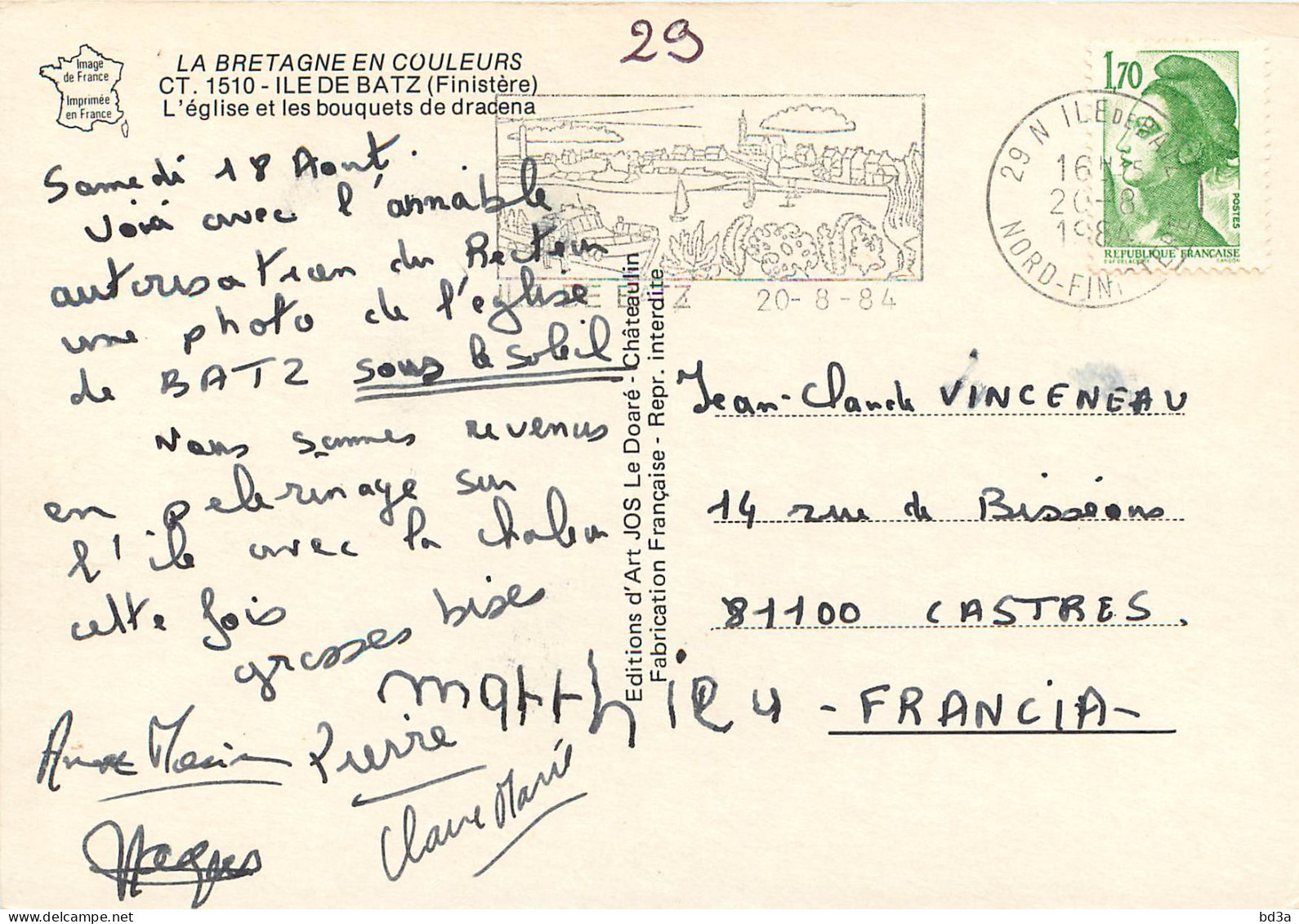 29 - ILE DE BATZ - Ile-de-Batz