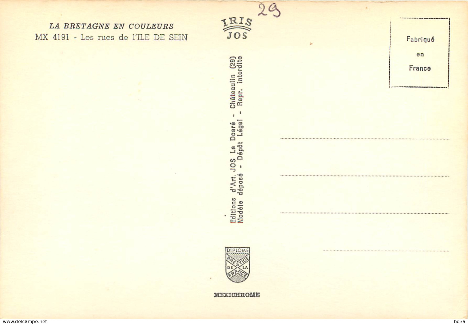 29 - ILE DE SEIN - Ile De Sein