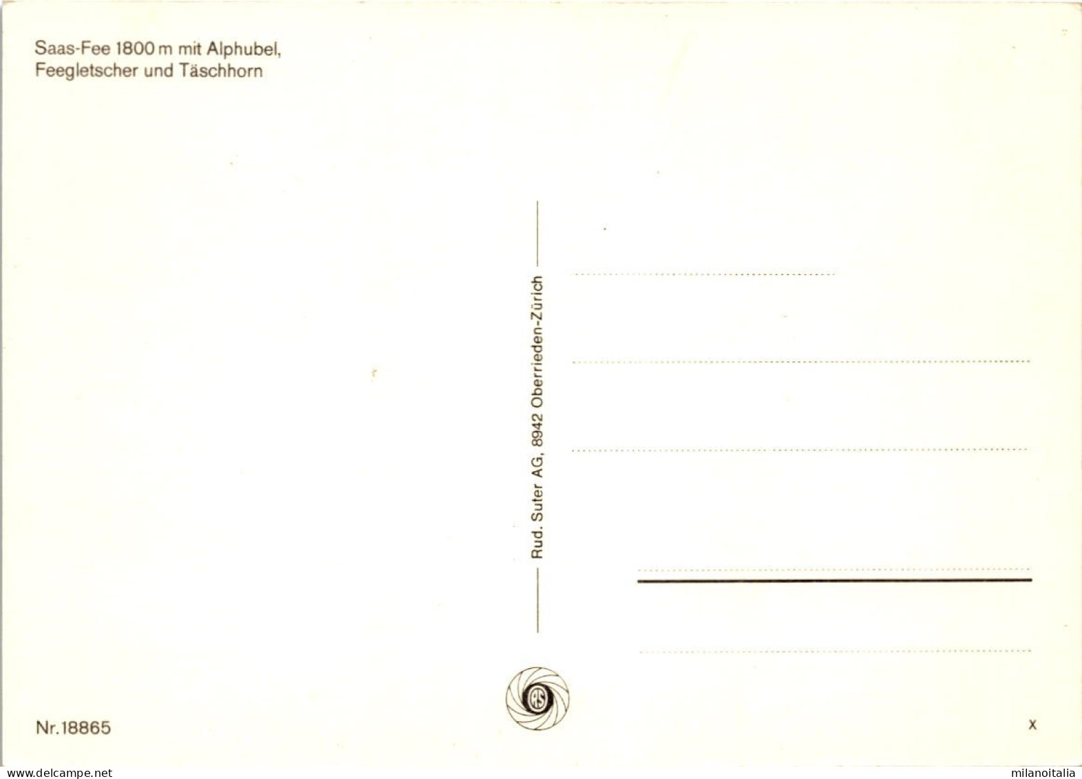 Saas-Fee (18865) - Saas-Fee