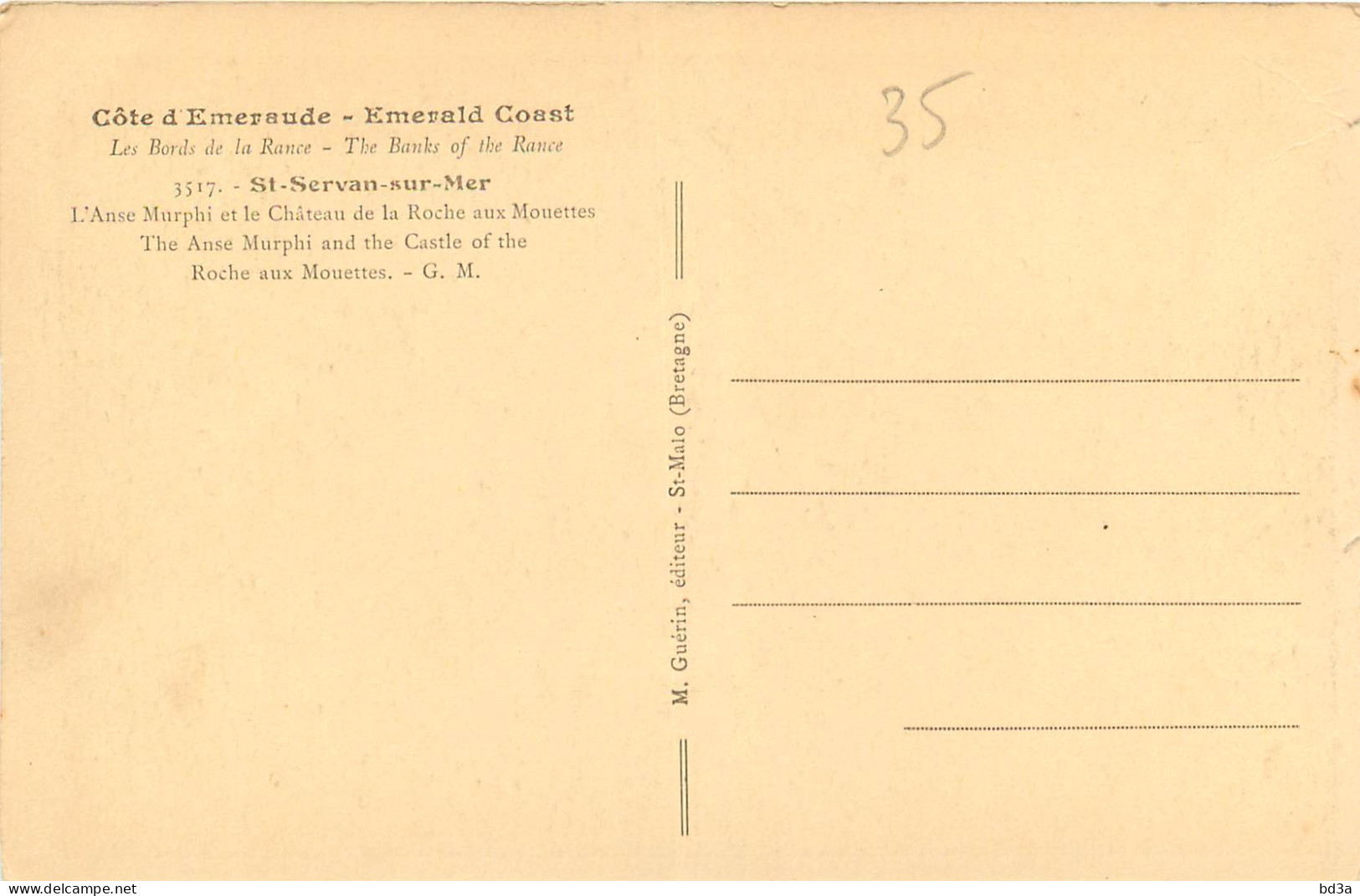 35 - SAINT SERVAN SUR MER - Saint Servan