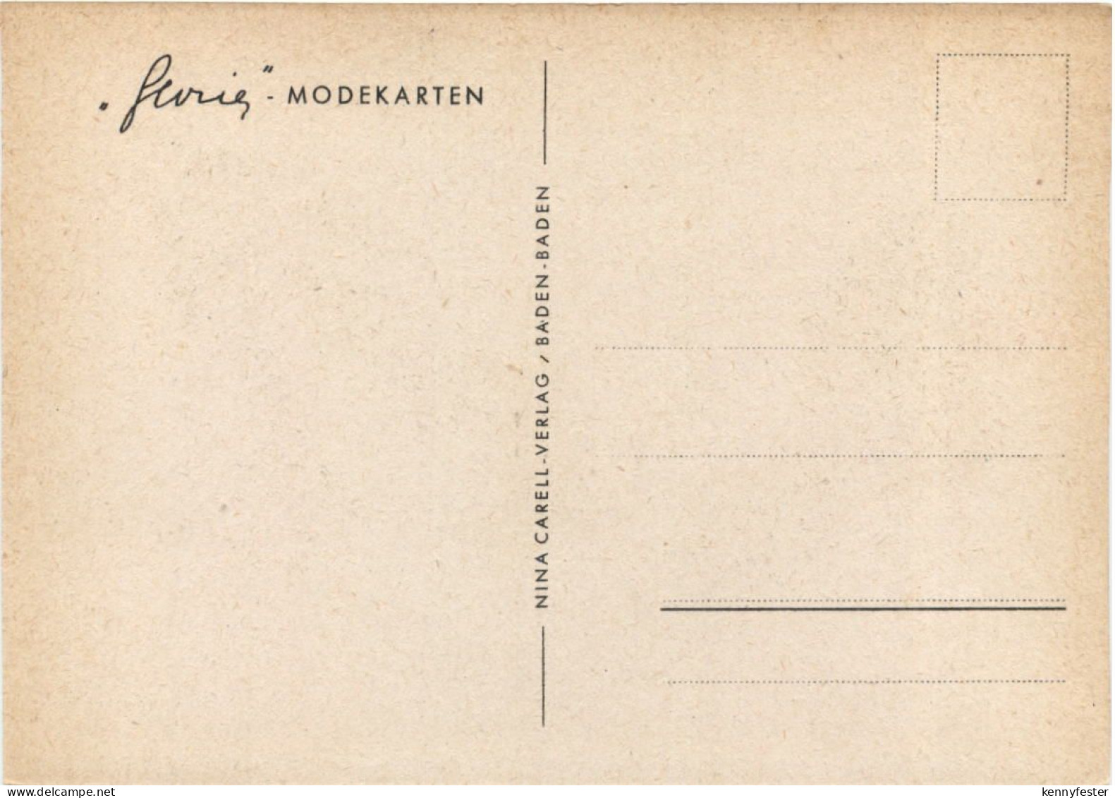 Gloria - Modekarte - Mode