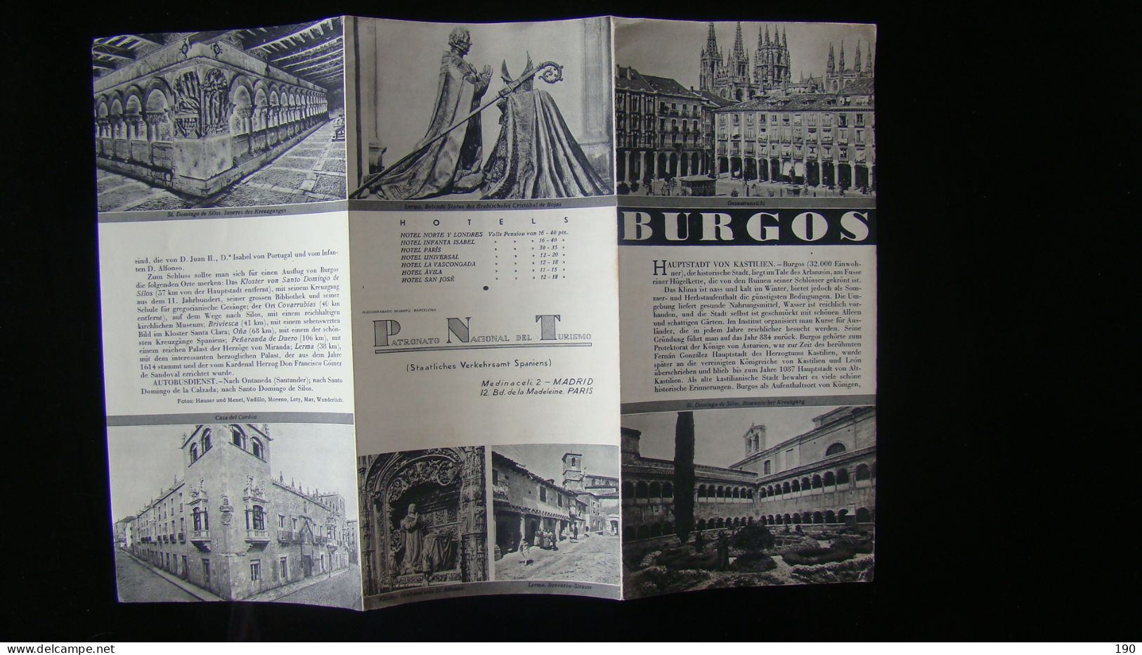 Burgos. - Dépliants Turistici