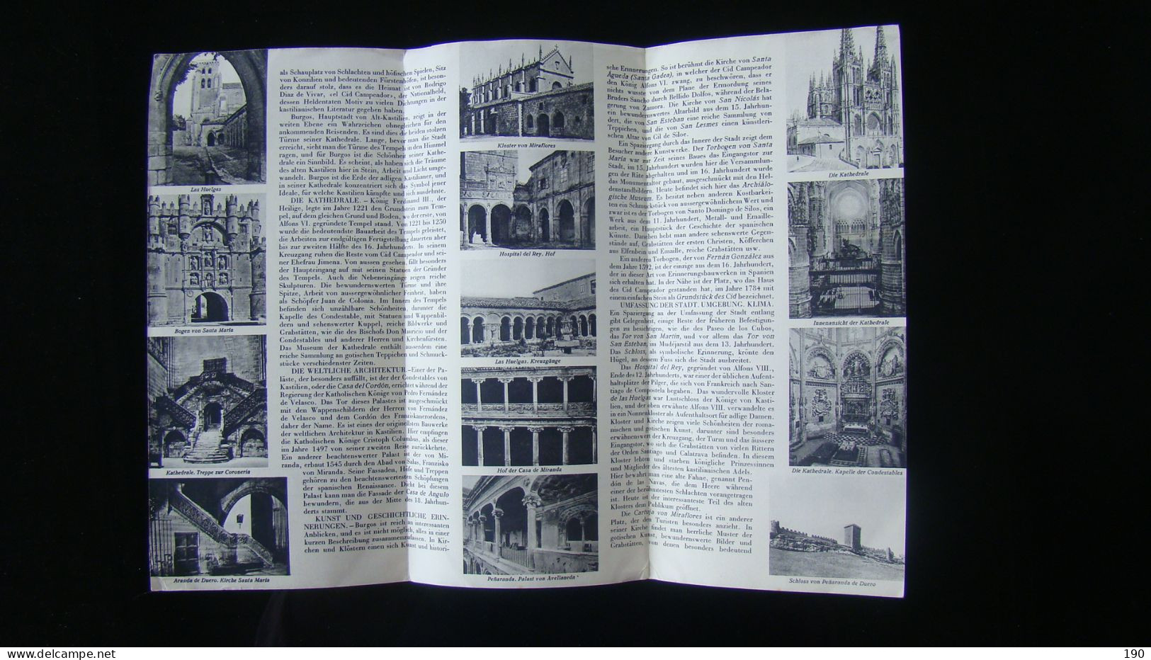 Burgos. - Dépliants Turistici