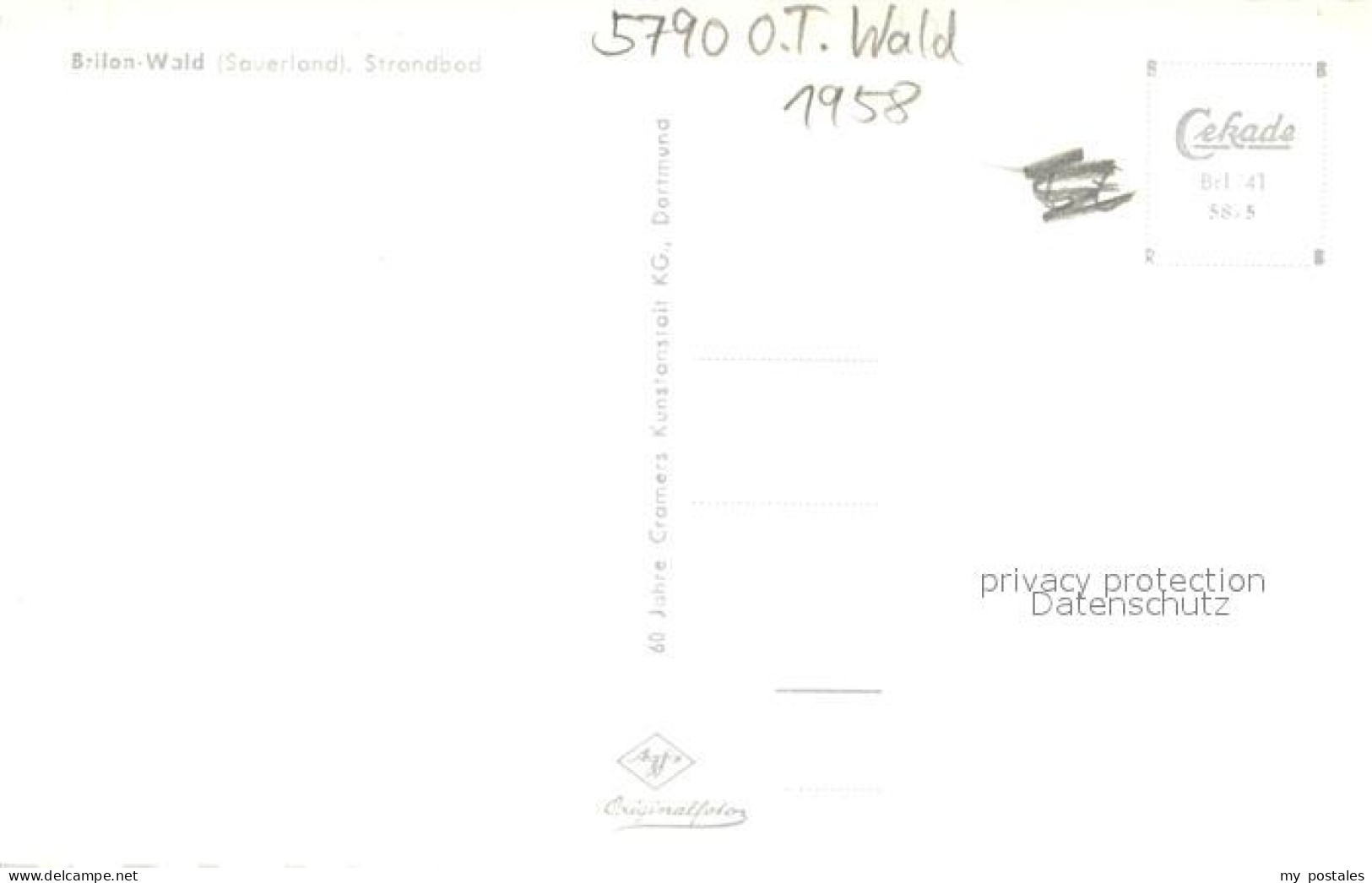 Wald Brilon Strandbad - Brilon