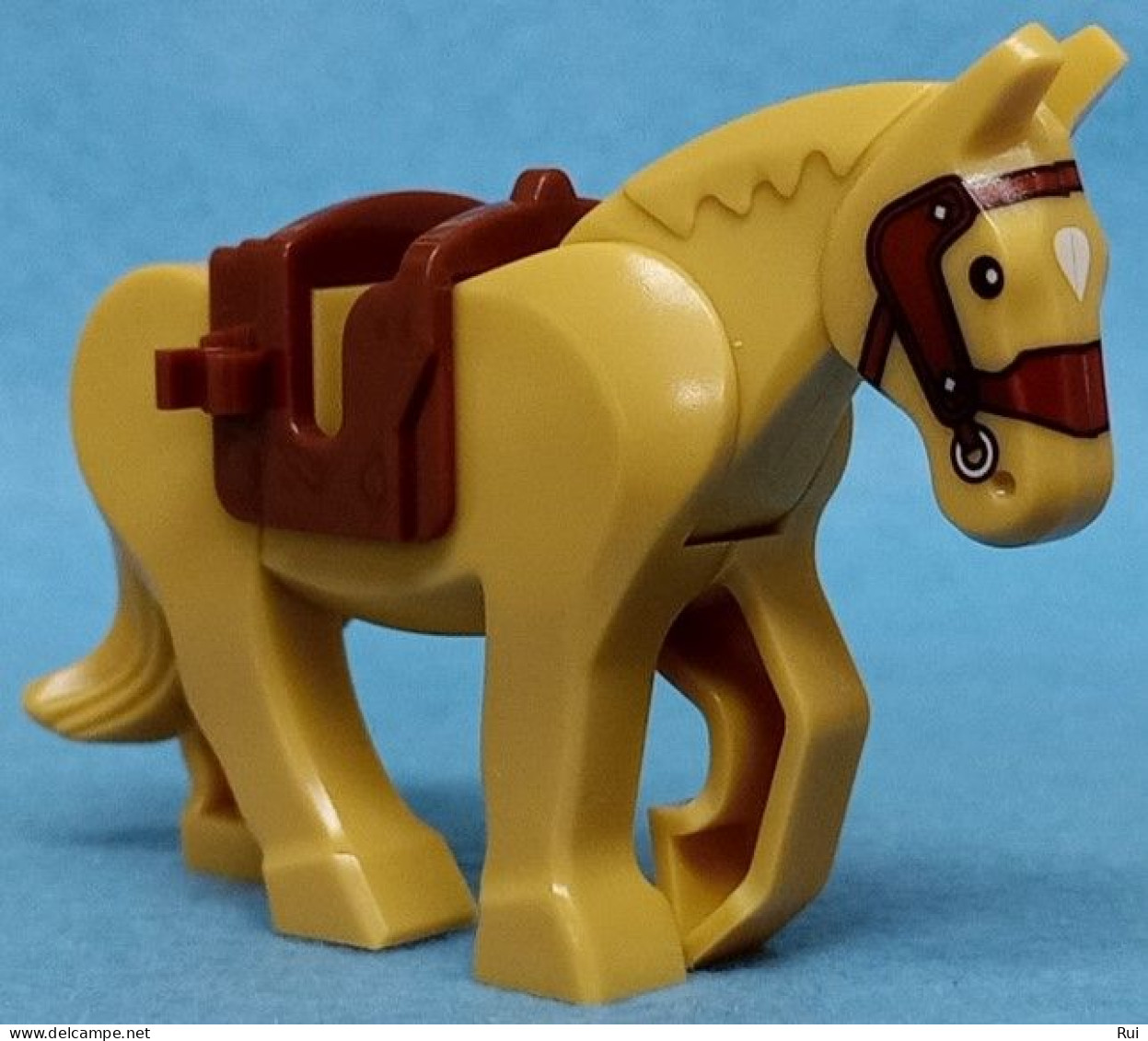 Cavalo Creme (Animais) Lego Compatible Minifigure #AnimaisRuiFigs - Chevaux