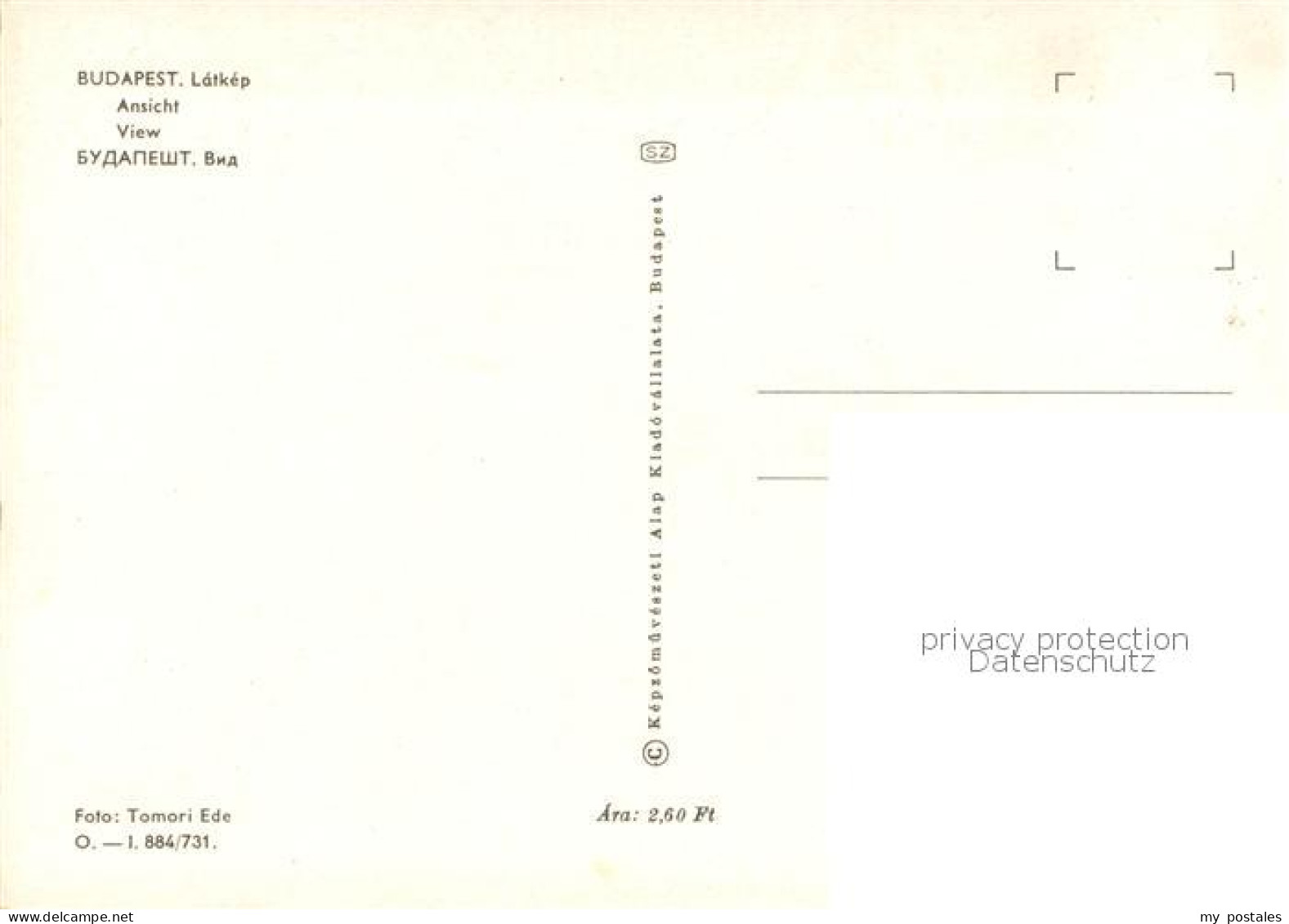 Budapest Stadtpanorama - Ungarn