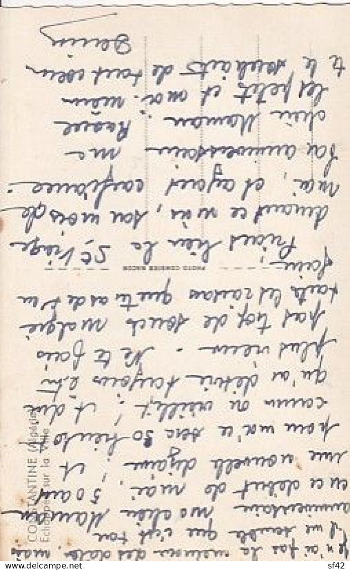 CONSTANTINE          ECHAPPEE SUR LA VILLE      THEME ANE - Konstantinopel