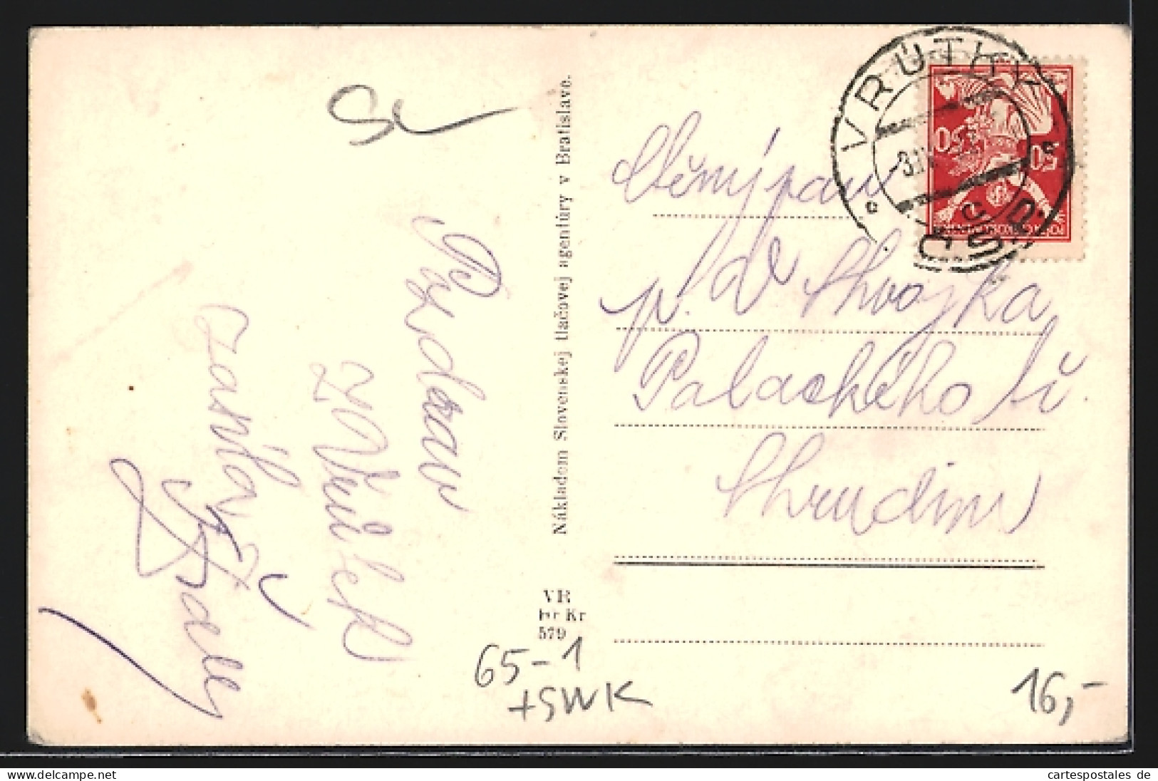 AK Vrútky, Nádrazie, Bahnhof - Slowakei