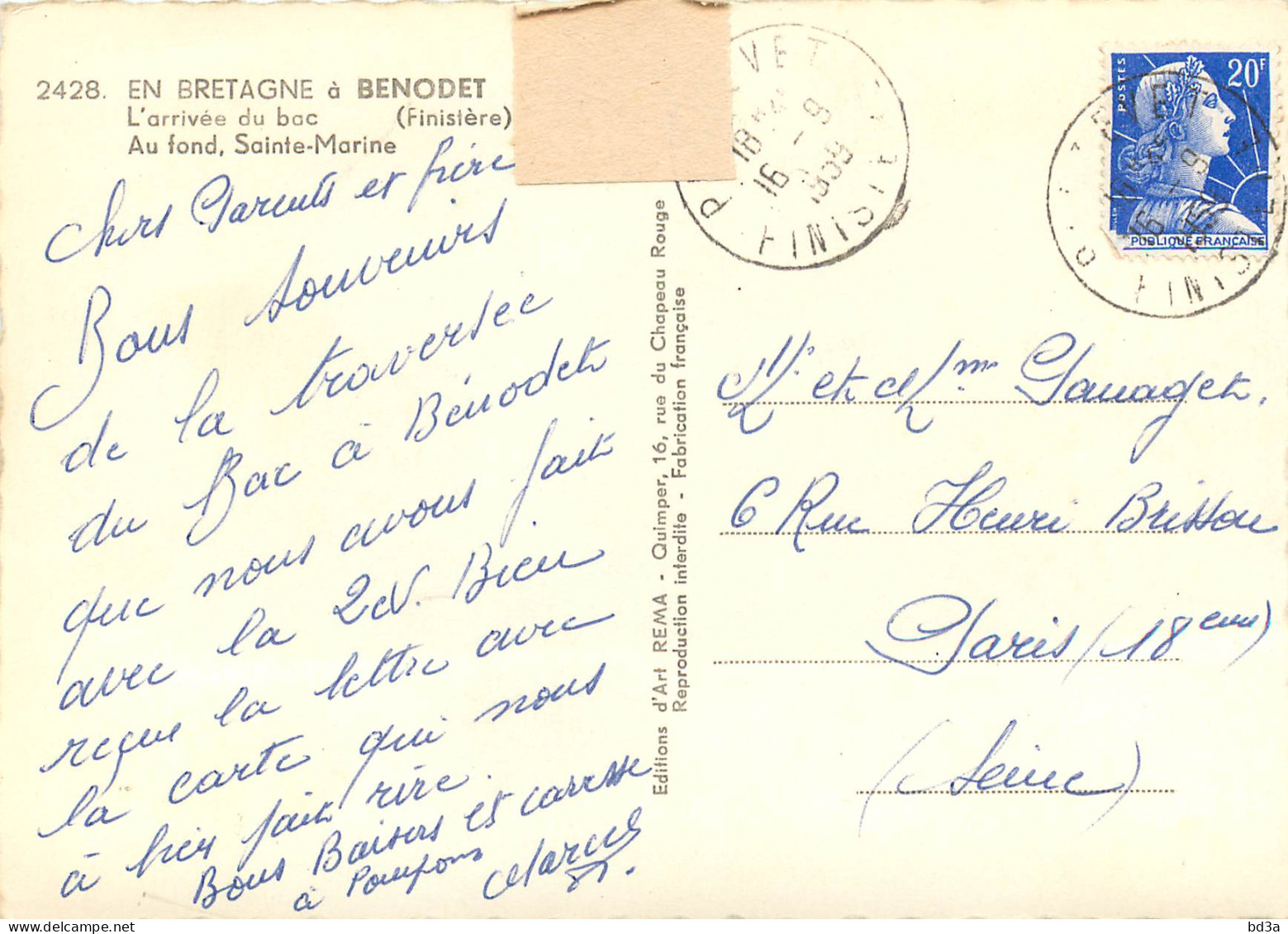 29 BENODET LE BAC - Bénodet