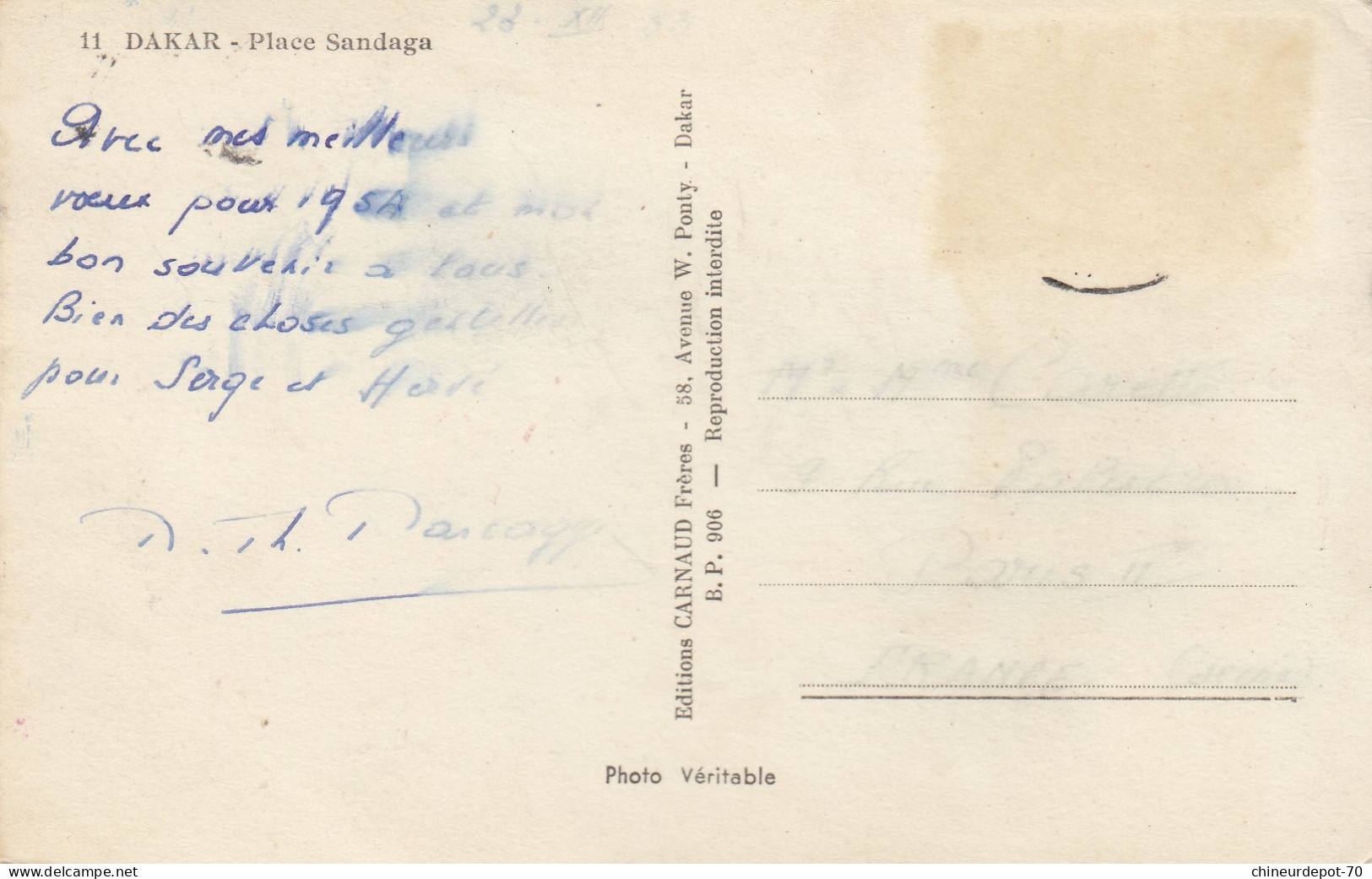 SENEGAL      DAKAR — Place Sandaga ». - Senegal