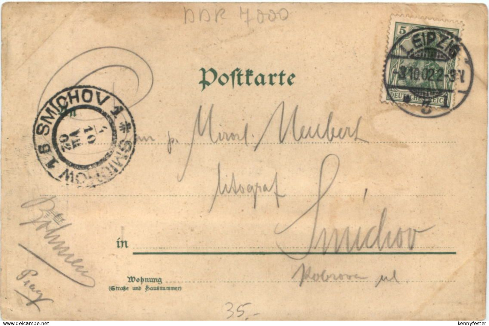 Leipzig - Buchhändlerhaus - Litho - Leipzig