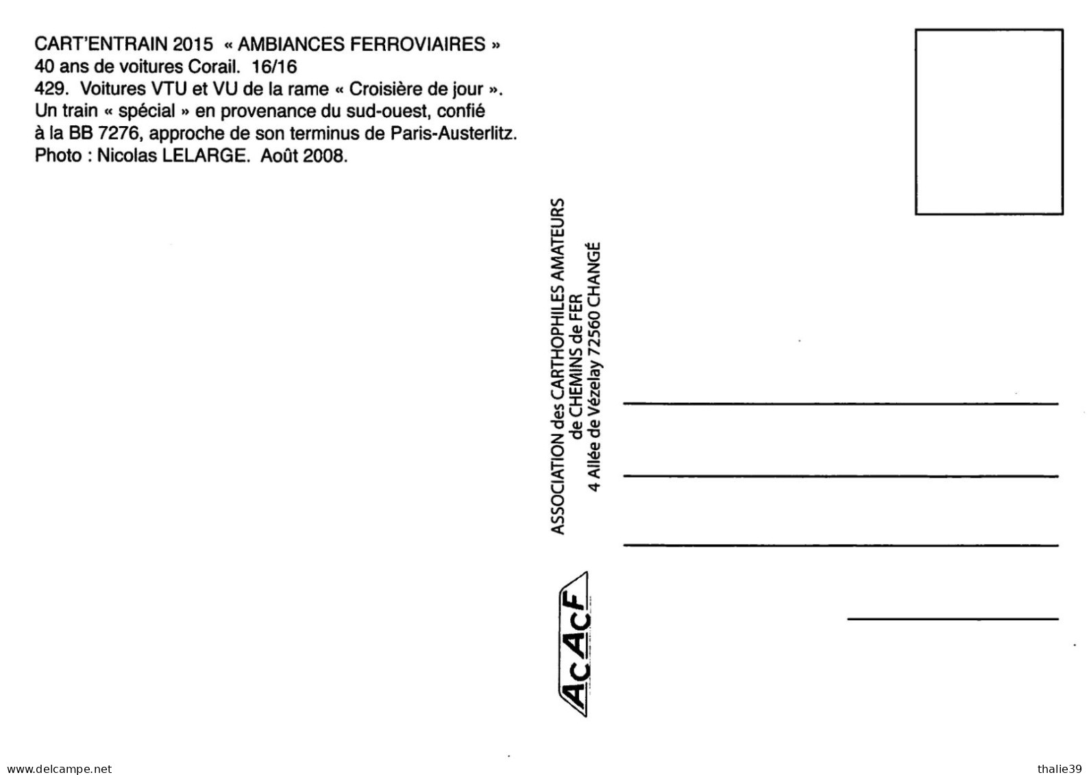 Gare D'Austerlitz Train Corail - Pariser Métro, Bahnhöfe