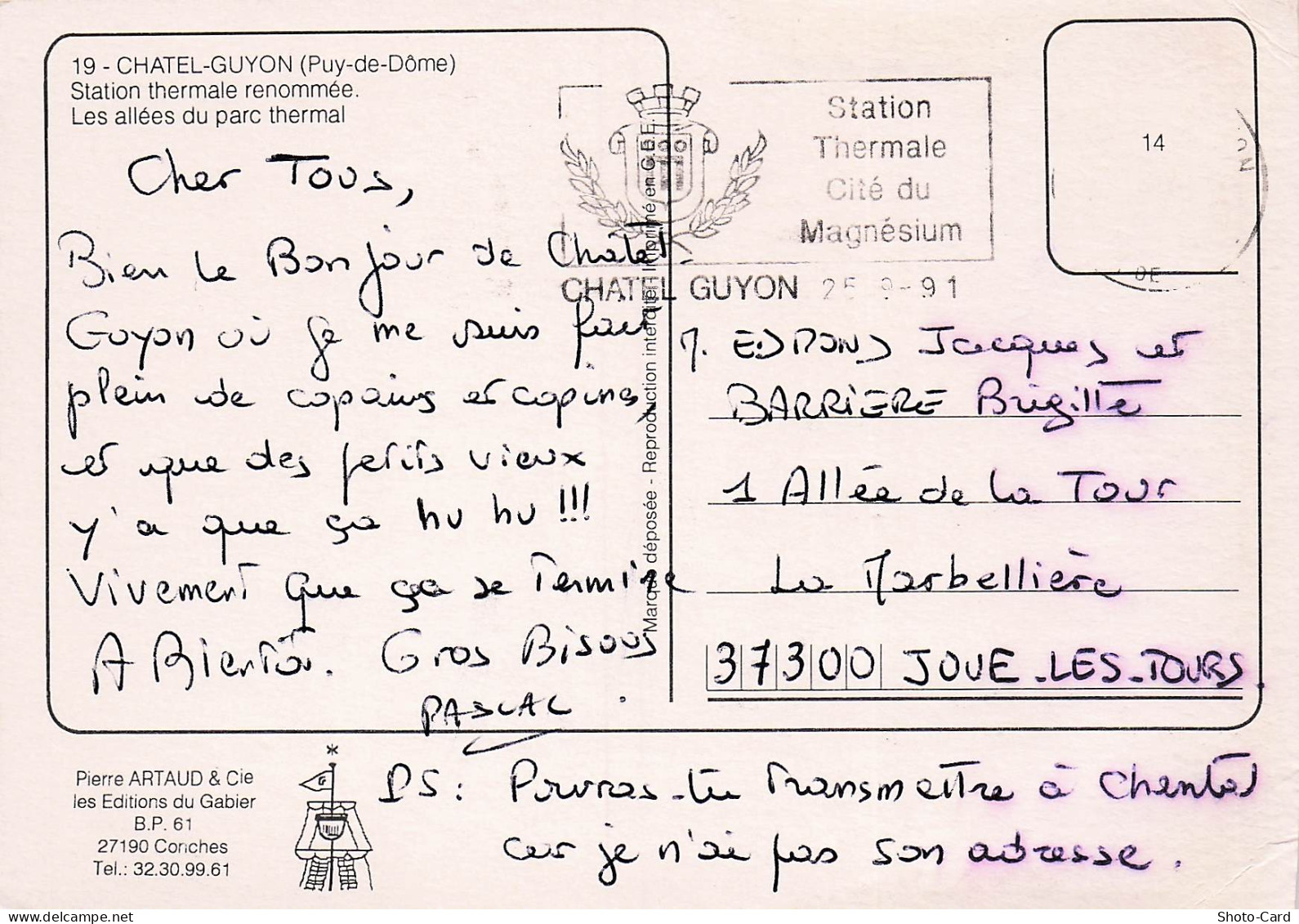 63 CHATEL GUYON STATION THERMALE - Châtel-Guyon