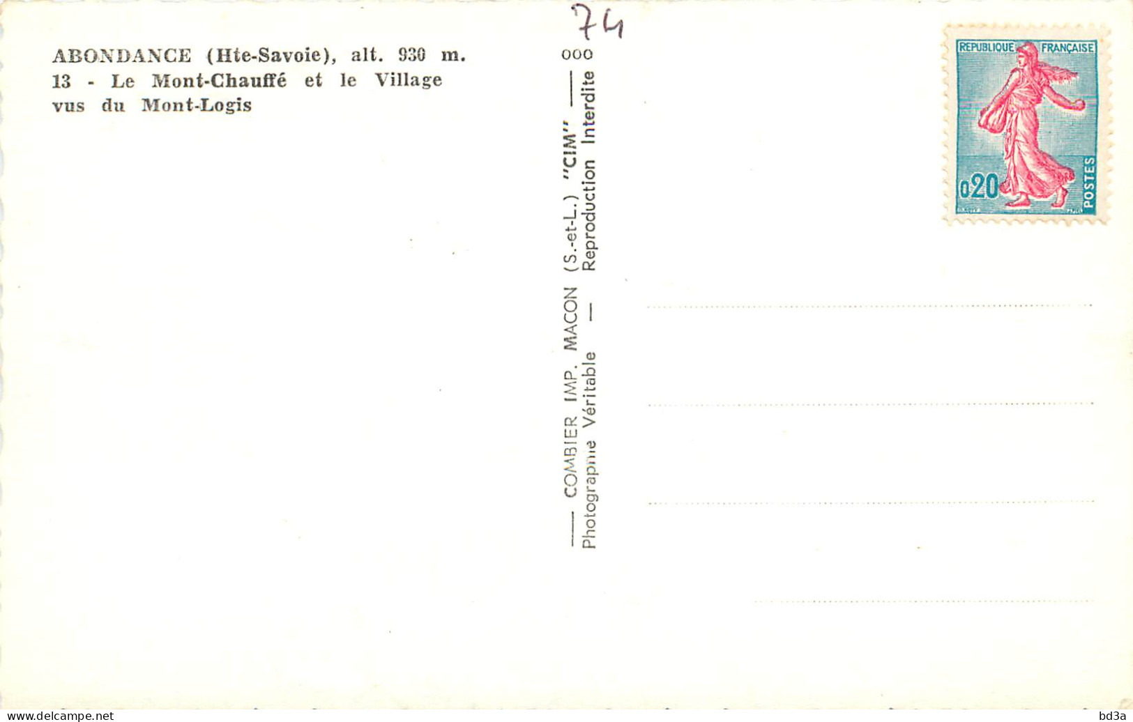 74 - ABONDANCE - Abondance