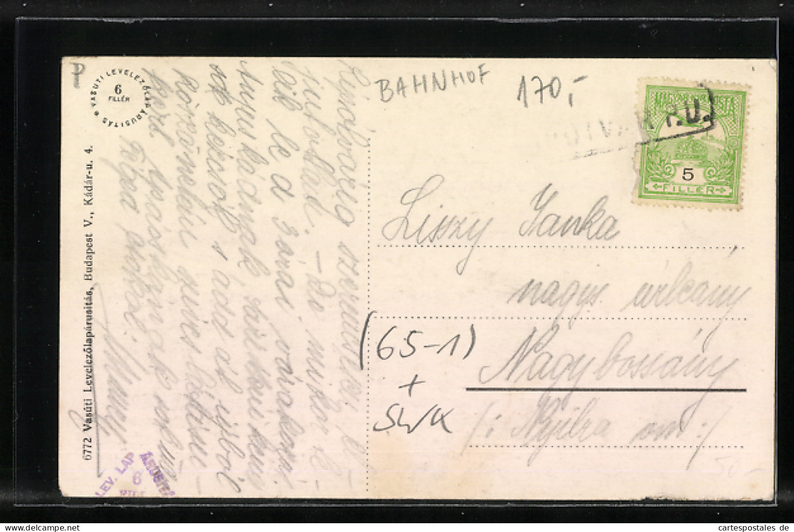 AK Liptóvár, Am Bahnhof - Slowakei