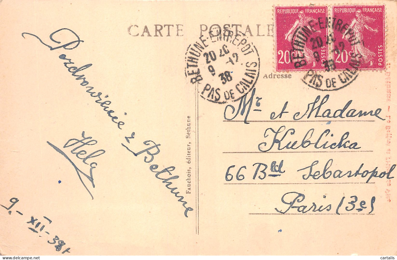 62-BETHUNE-N°2950-B/0267 - Bethune