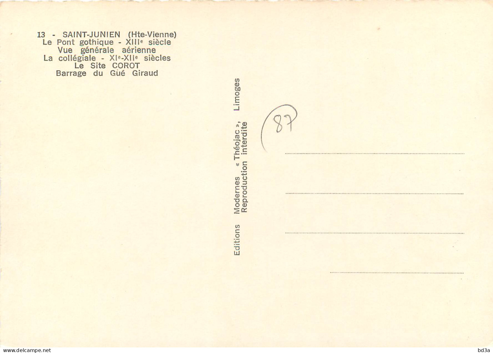 87 - SAINT JUNIEN MULTIVUES - Saint Junien
