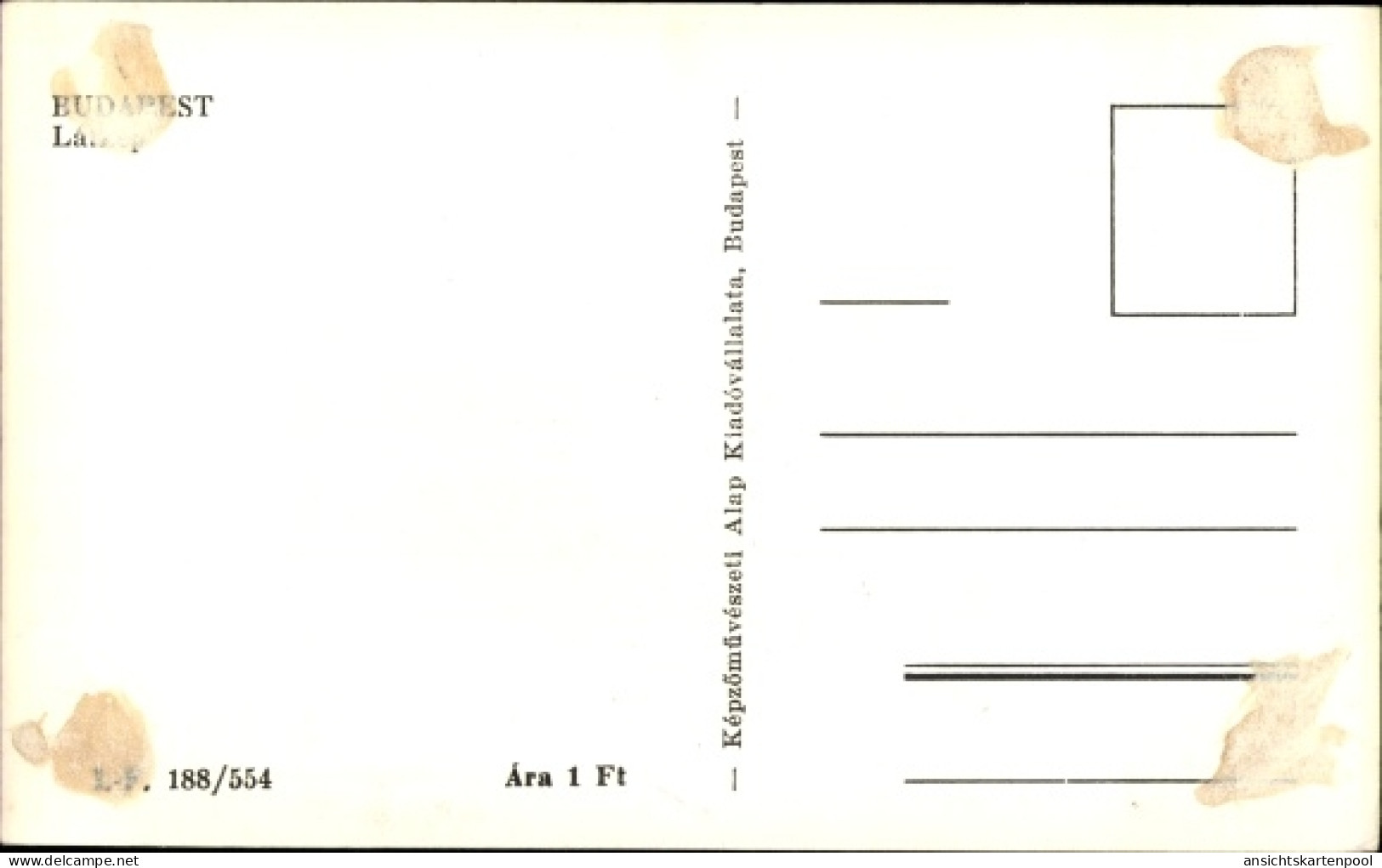 CPA Budapest Ungarn, Teilansicht, Brücke - Ungarn