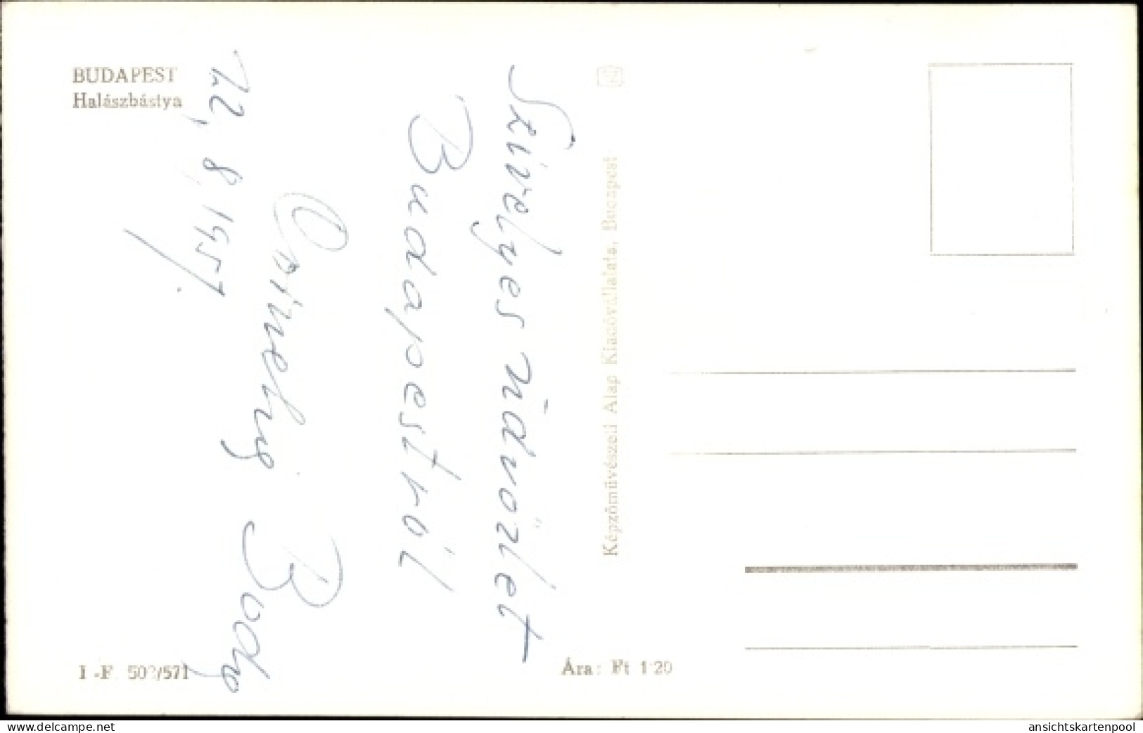 CPA Budapest Ungarn, Halászbástya - Ungarn