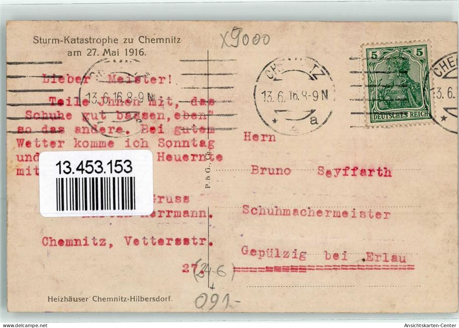 13453153 - Chemnitz , Sachs - Chemnitz