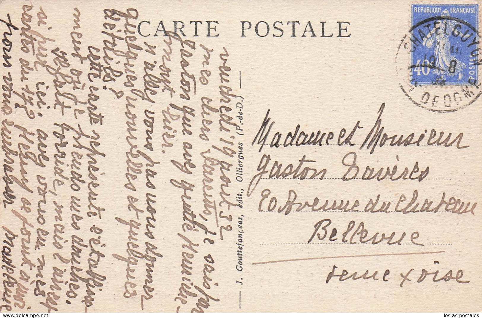 63 CHATEL GUYON ETABLISSEMENT THERMAL - Châtel-Guyon