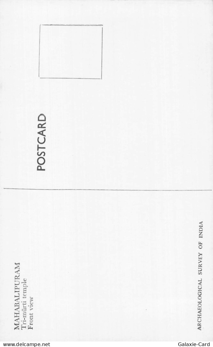 INDE MAHABALIPURAM TRI MURTI TEMPLE - Indien