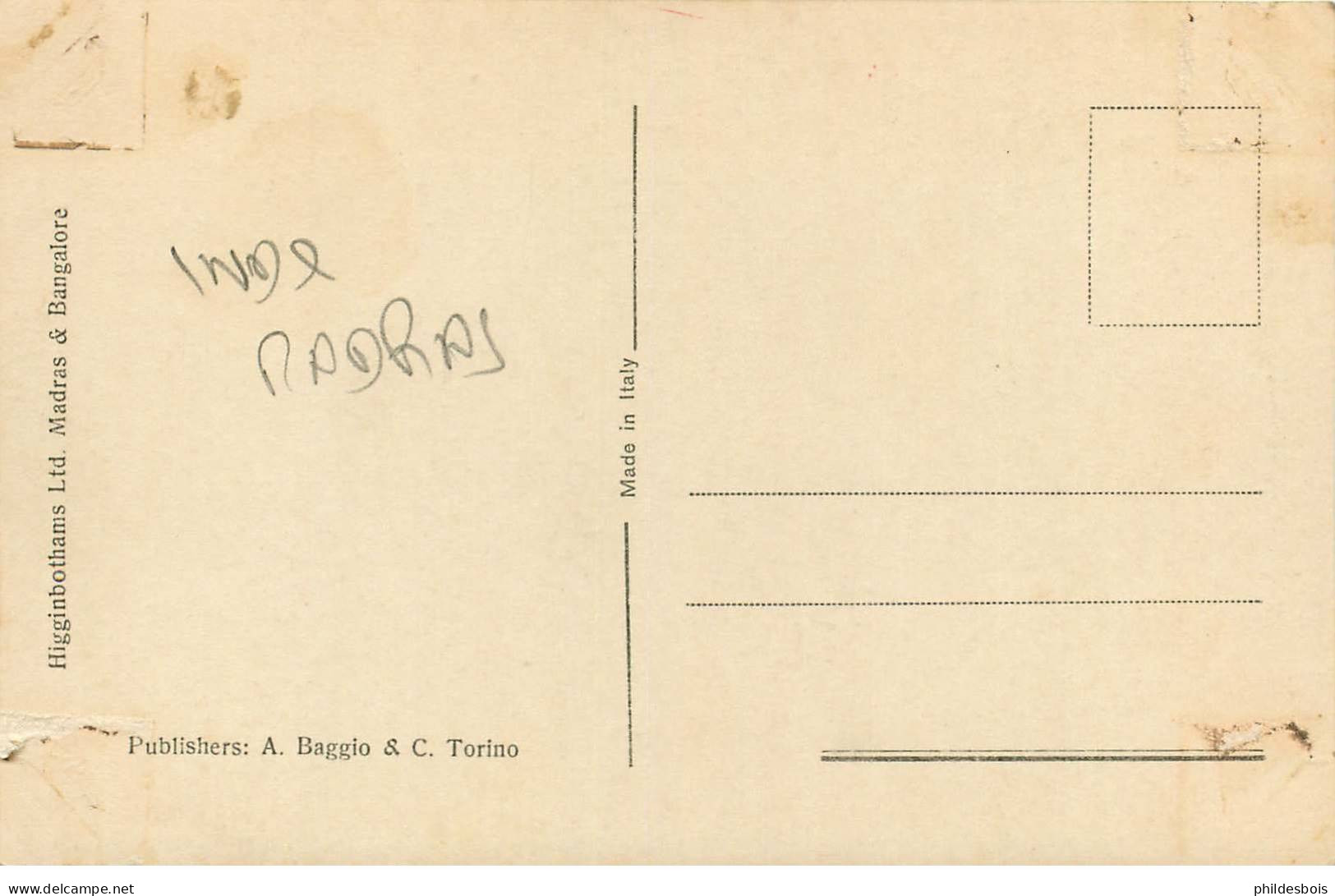 ASIE  INDE    MADRAS   A Potter - Indien