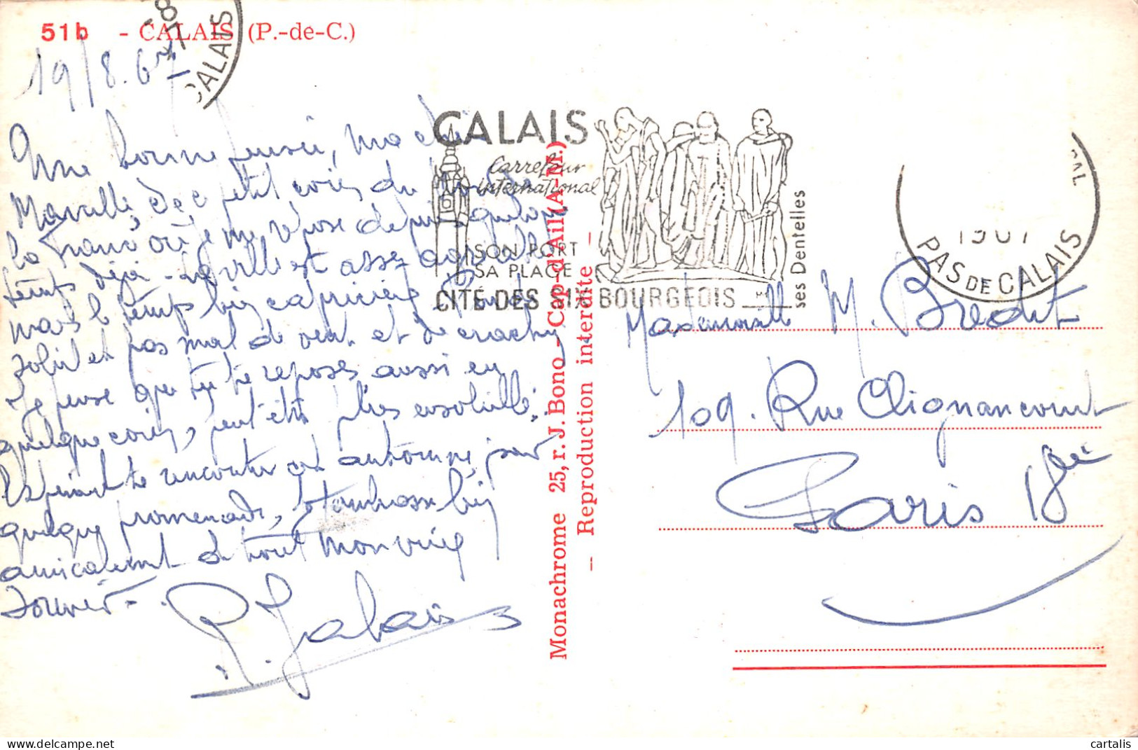 62-CALAIS-N°T2979-E/0207 - Calais