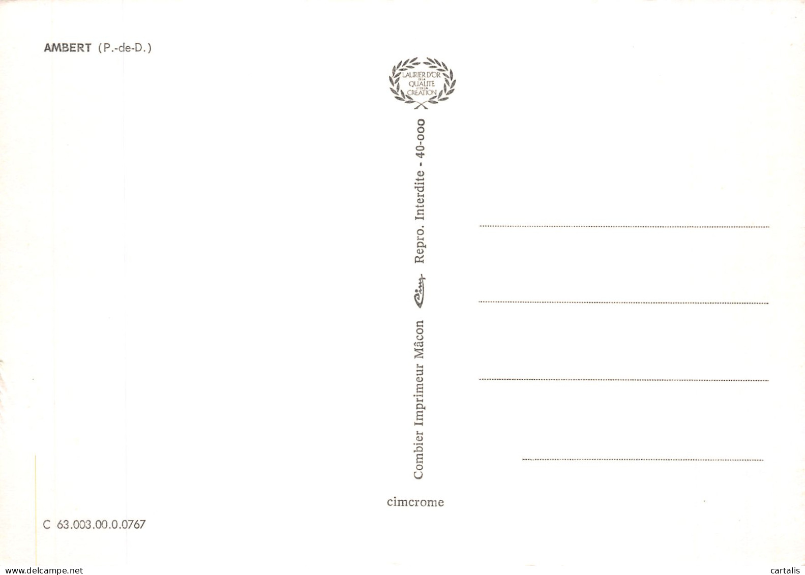63-AMBERT-N° 4391-A/0097 - Ambert