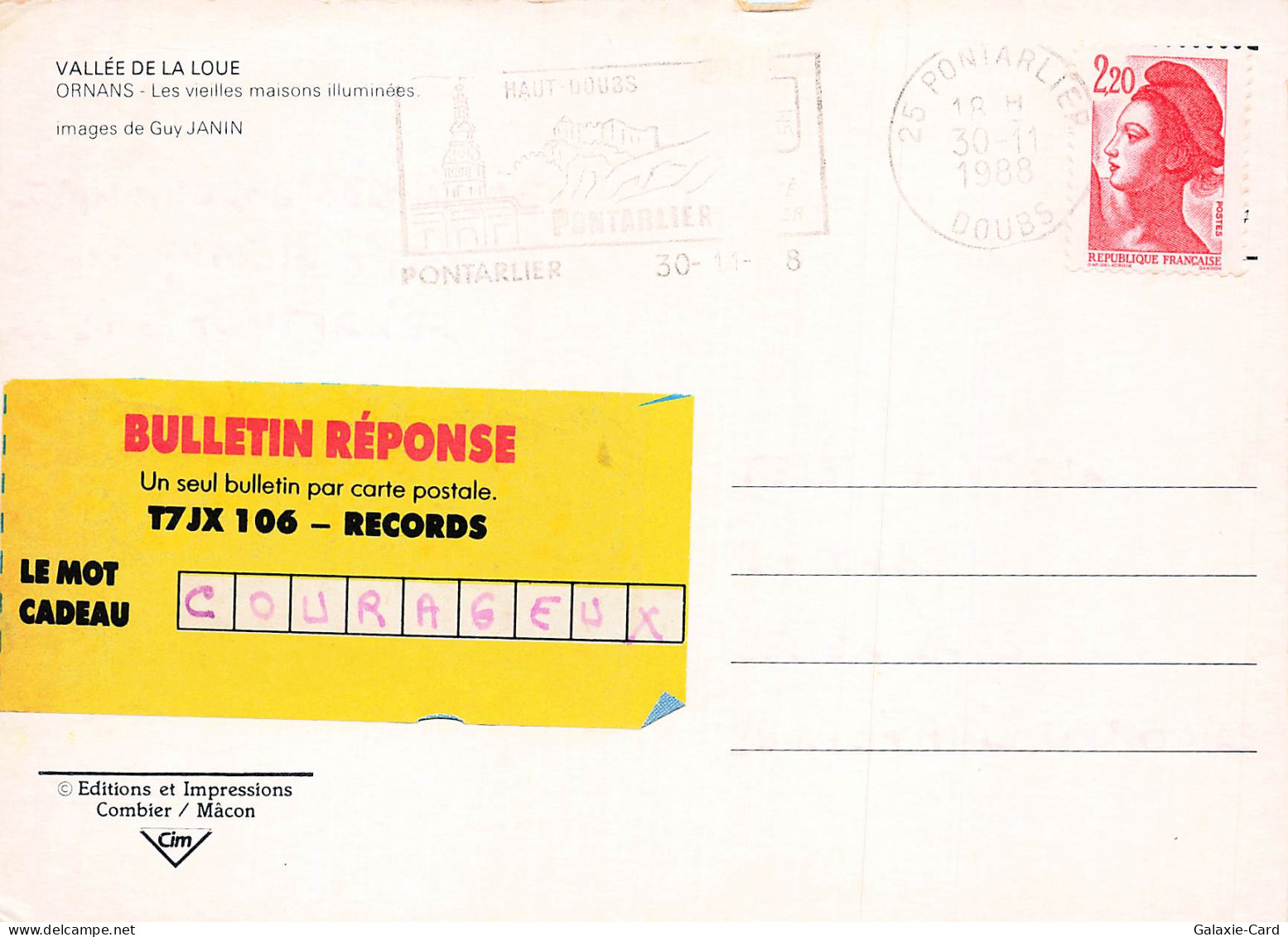 25 PONTARLIER - Pontarlier