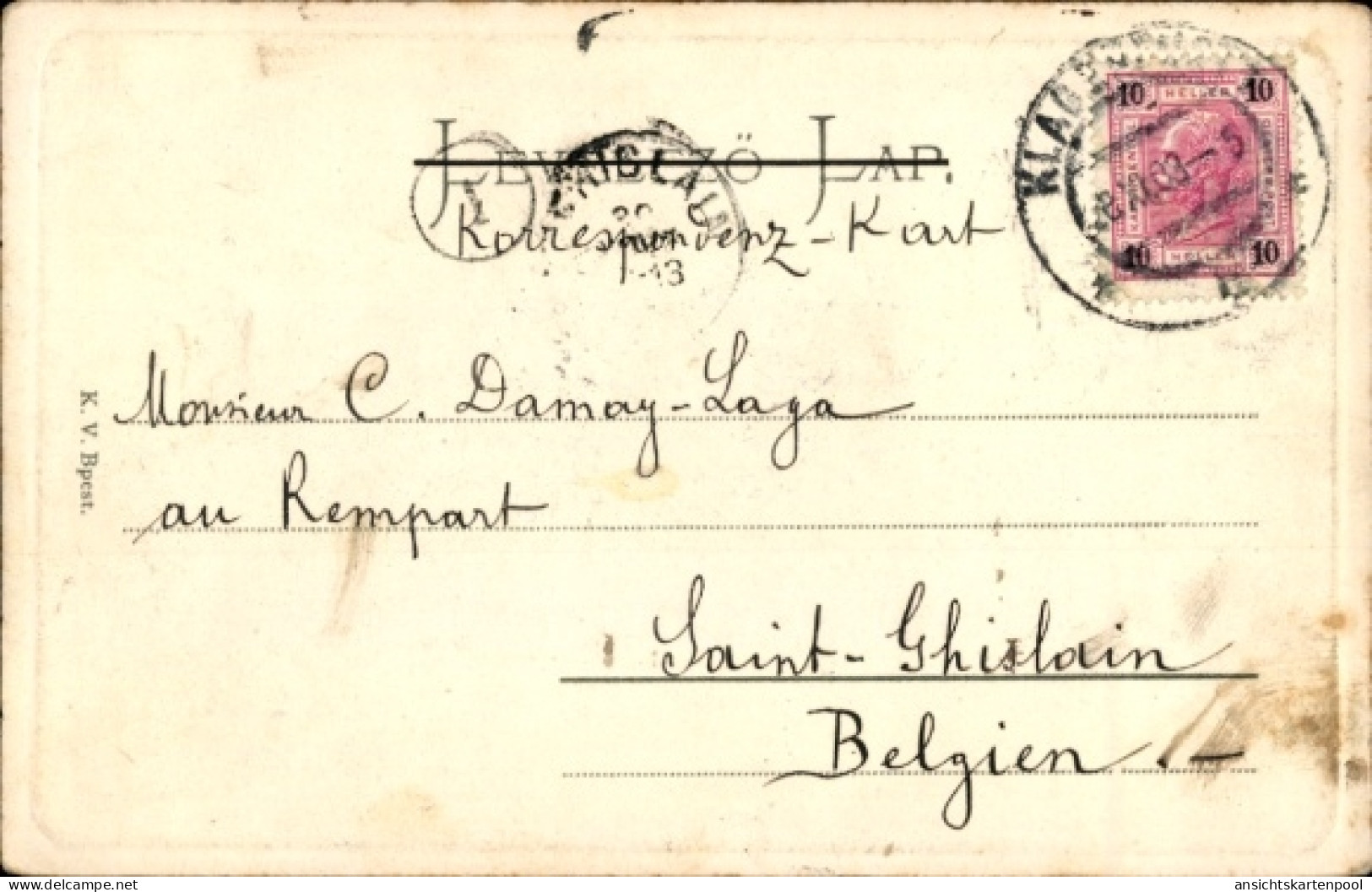 CPA Budapest Ungarn, Calvinplatz - Ungarn