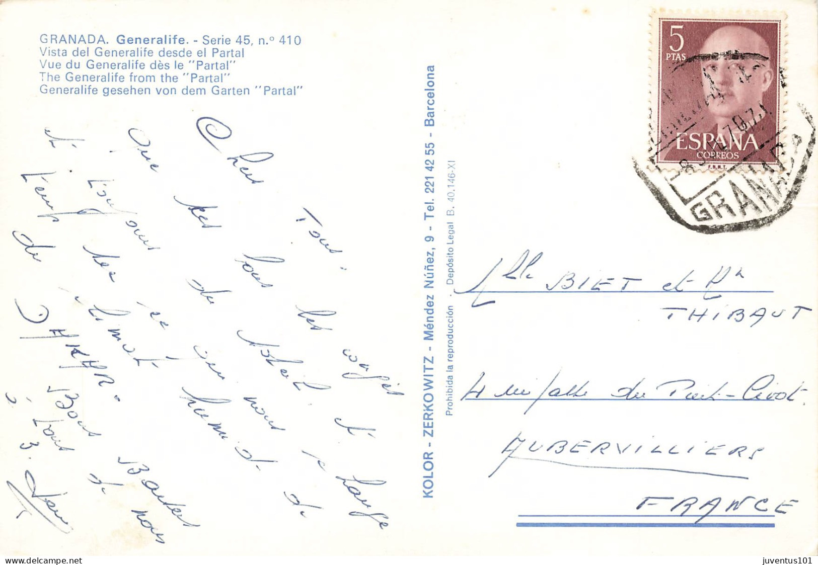 CPSM Granada-Timbre        L4419 - Granada
