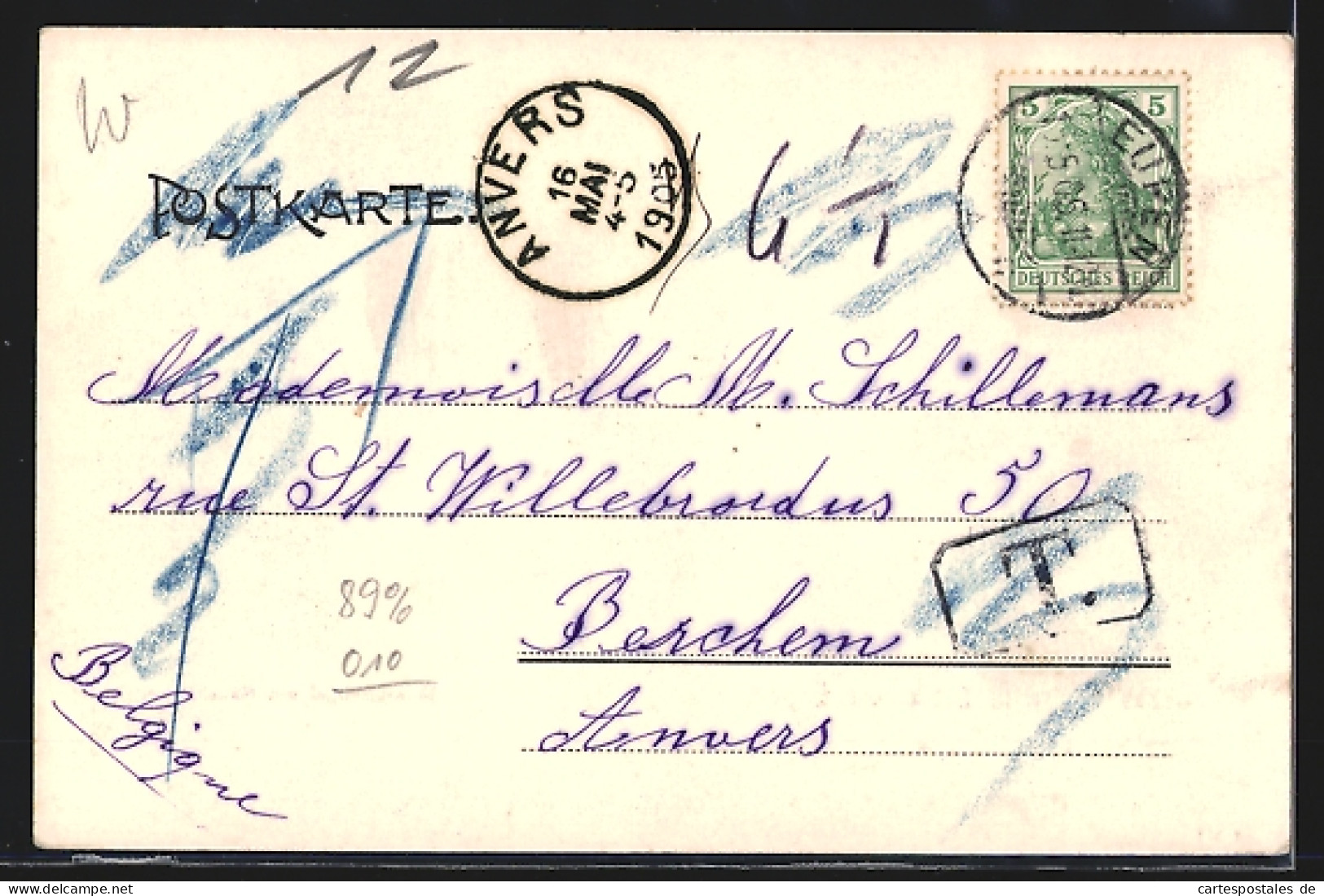 AK Eupen, Moorenhügel Mit Haaskirche - Eupen