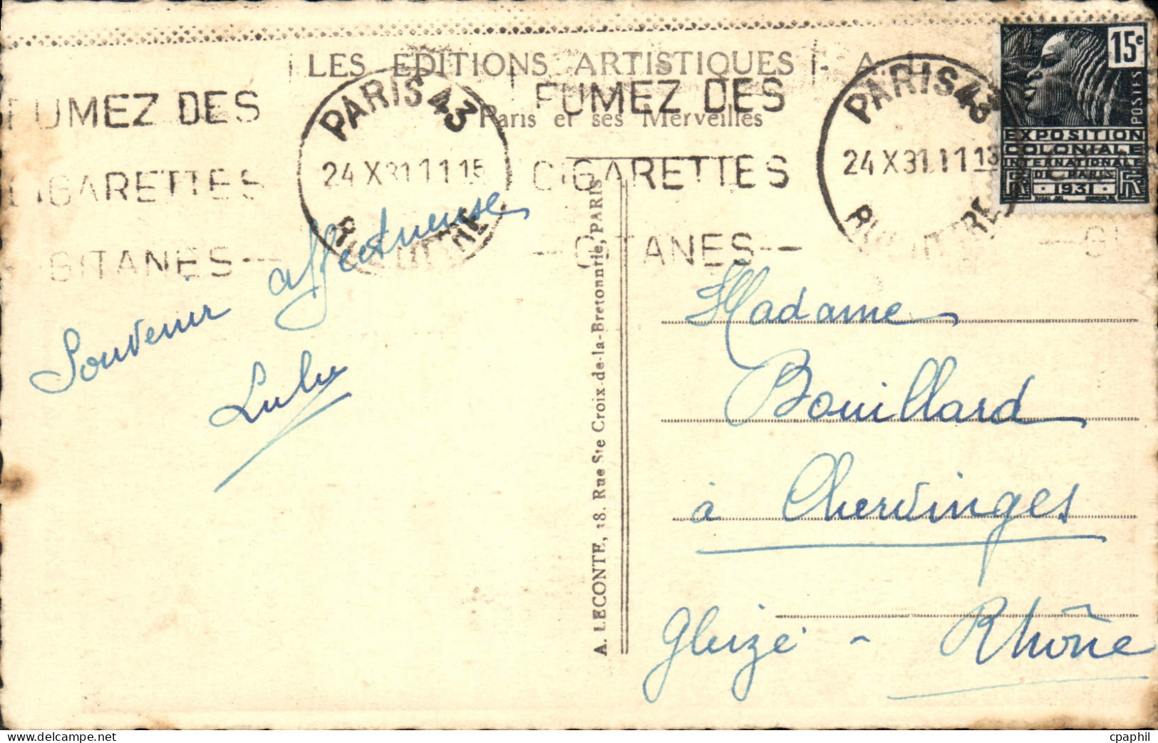 CPA Paris Arc De Triomphe Triumphal Arch - Autres Monuments, édifices