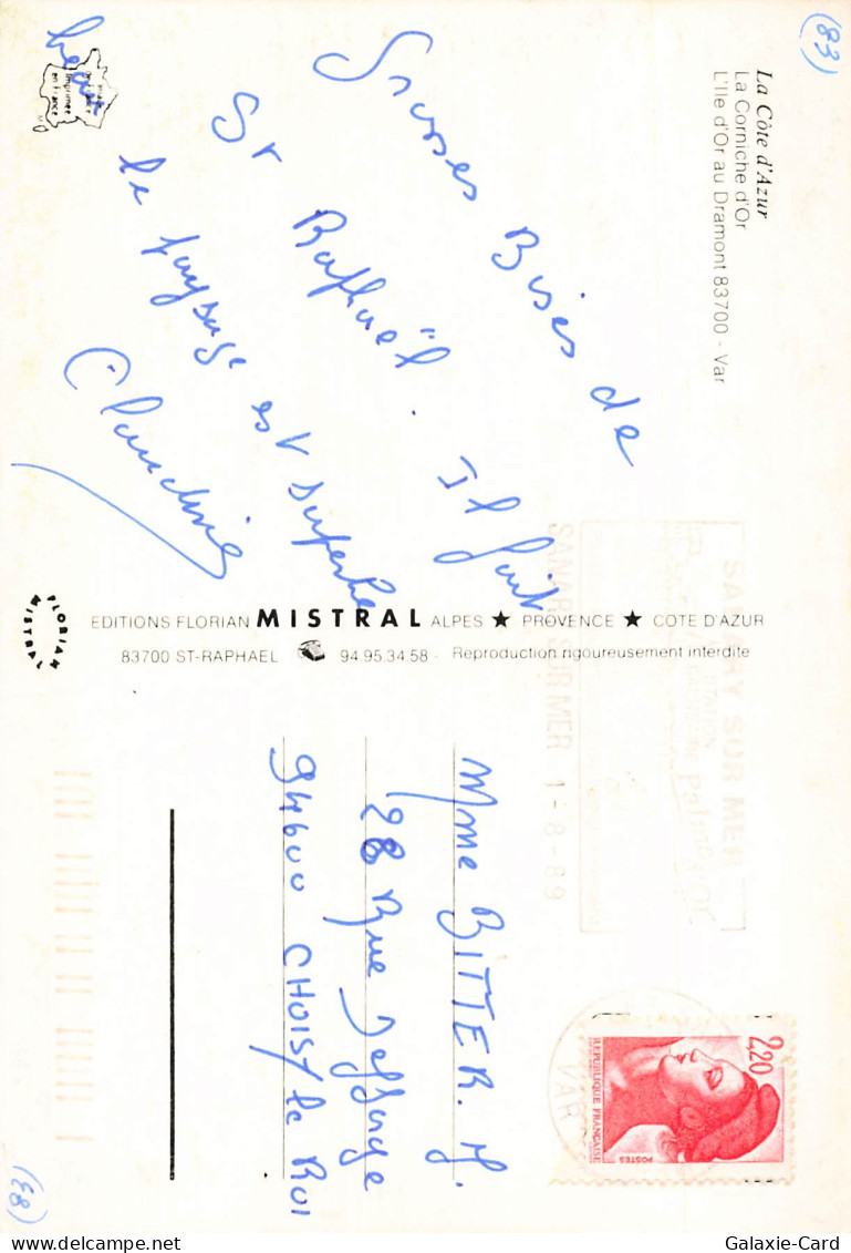 83 SAINT RAPHAEL LA CORNICHE D OR - Saint-Raphaël