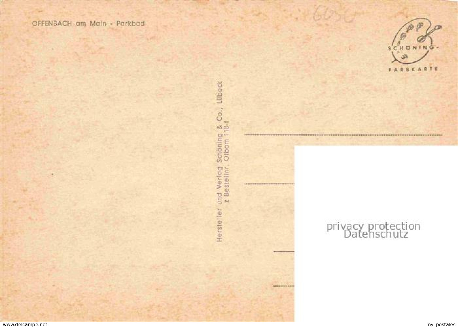 OFFENBACH  MAIN Parkbad Fontaene - Offenbach