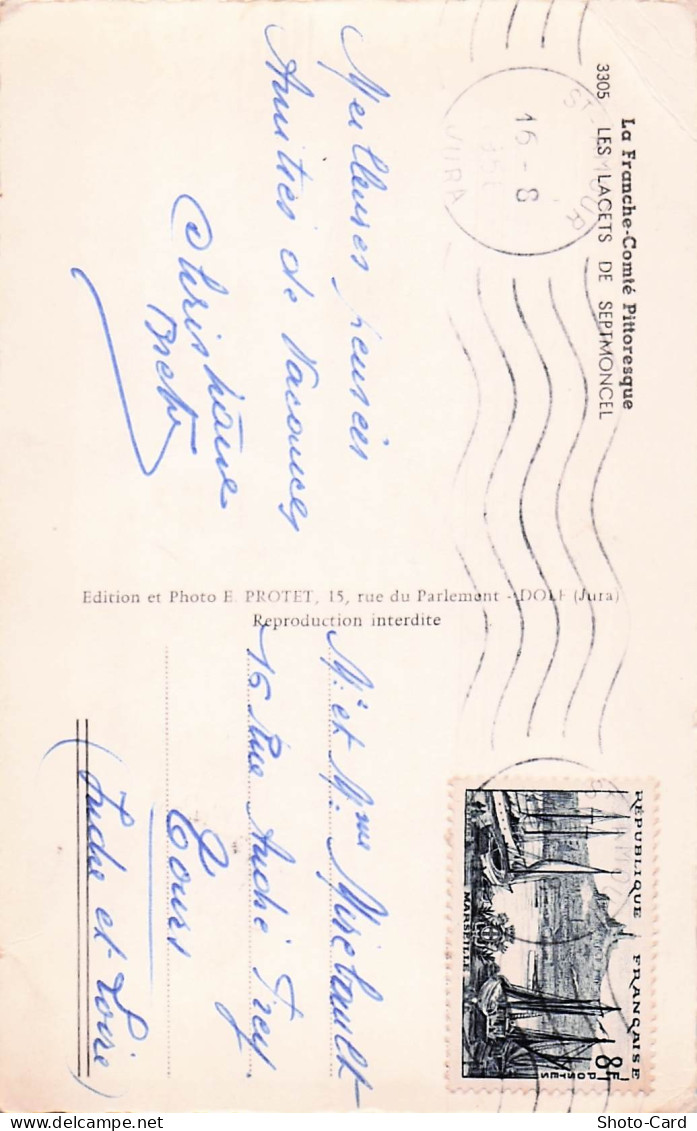 39 SEPTMONCEL LES LACETS DE SEPTMONCEL - Septmoncel