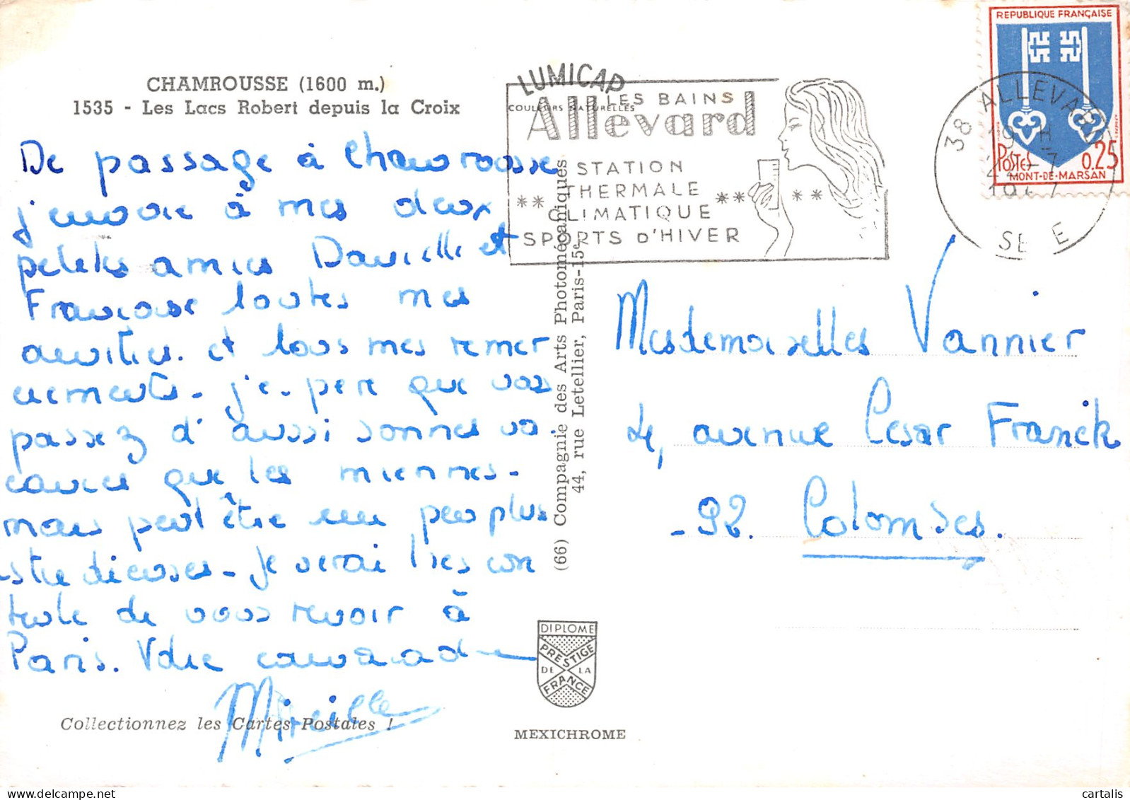 38-CHAMROUSSE-N°3783-D/0073 - Chamrousse